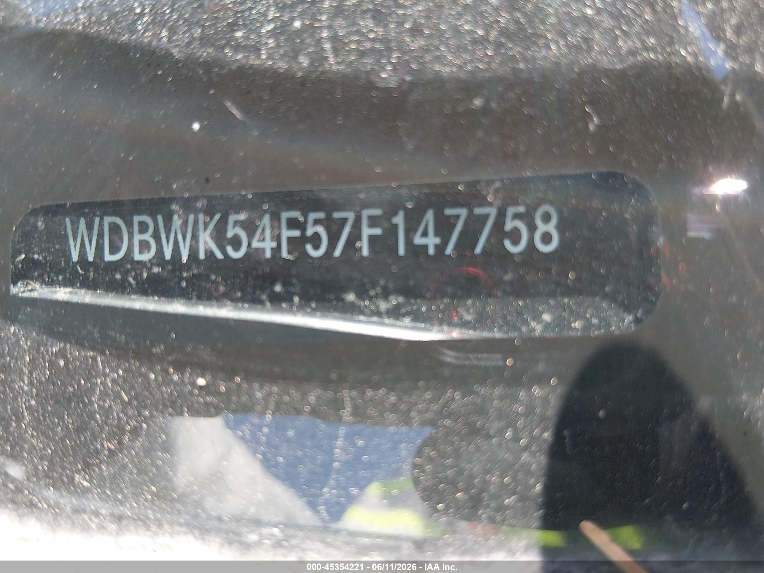 2007 Mercedes-benz Slk 280   vin: WDBWK54F57F147758