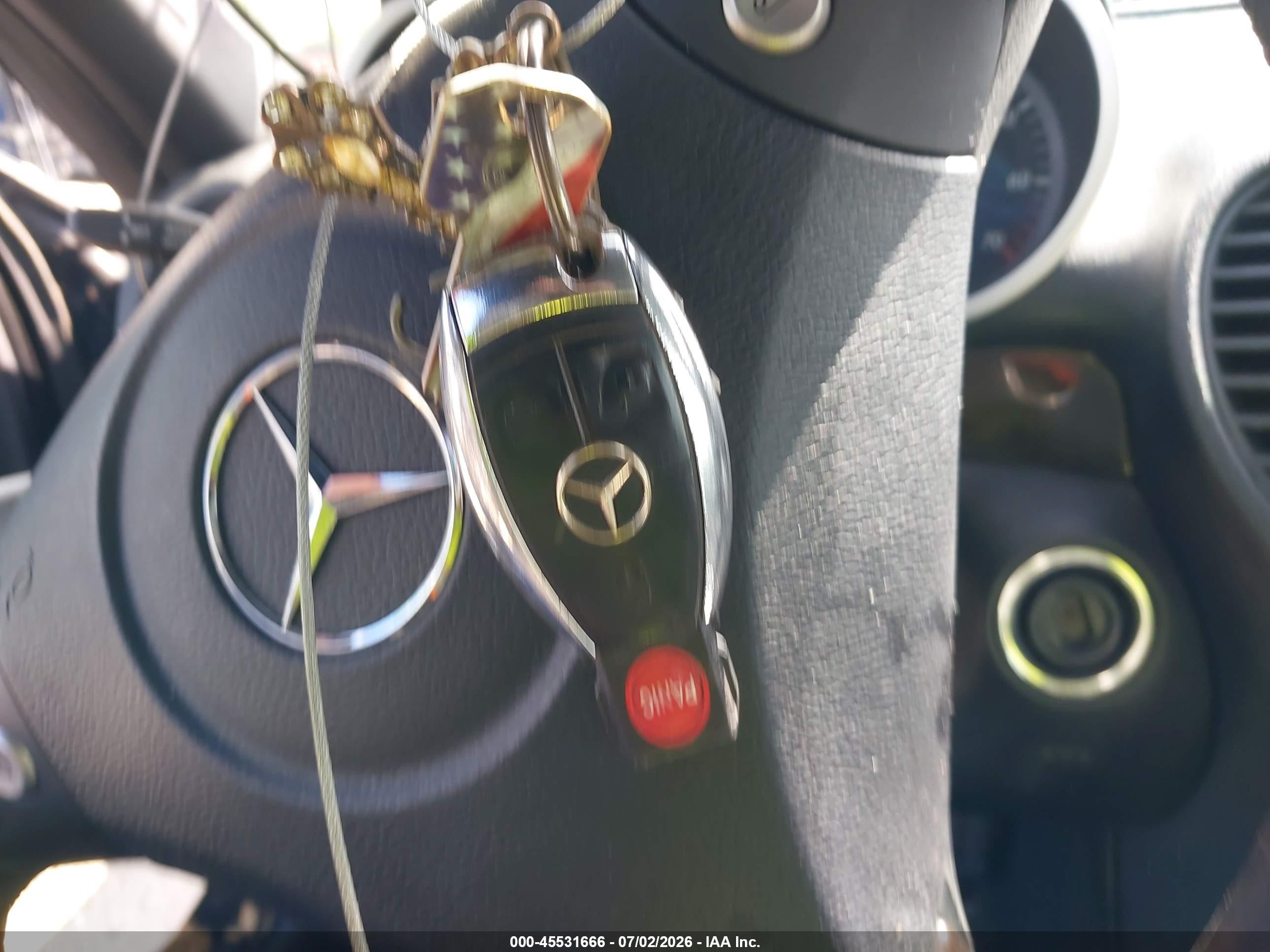 2007 Mercedes-benz Slk 280   Black vin: WDBWK54F57F158422