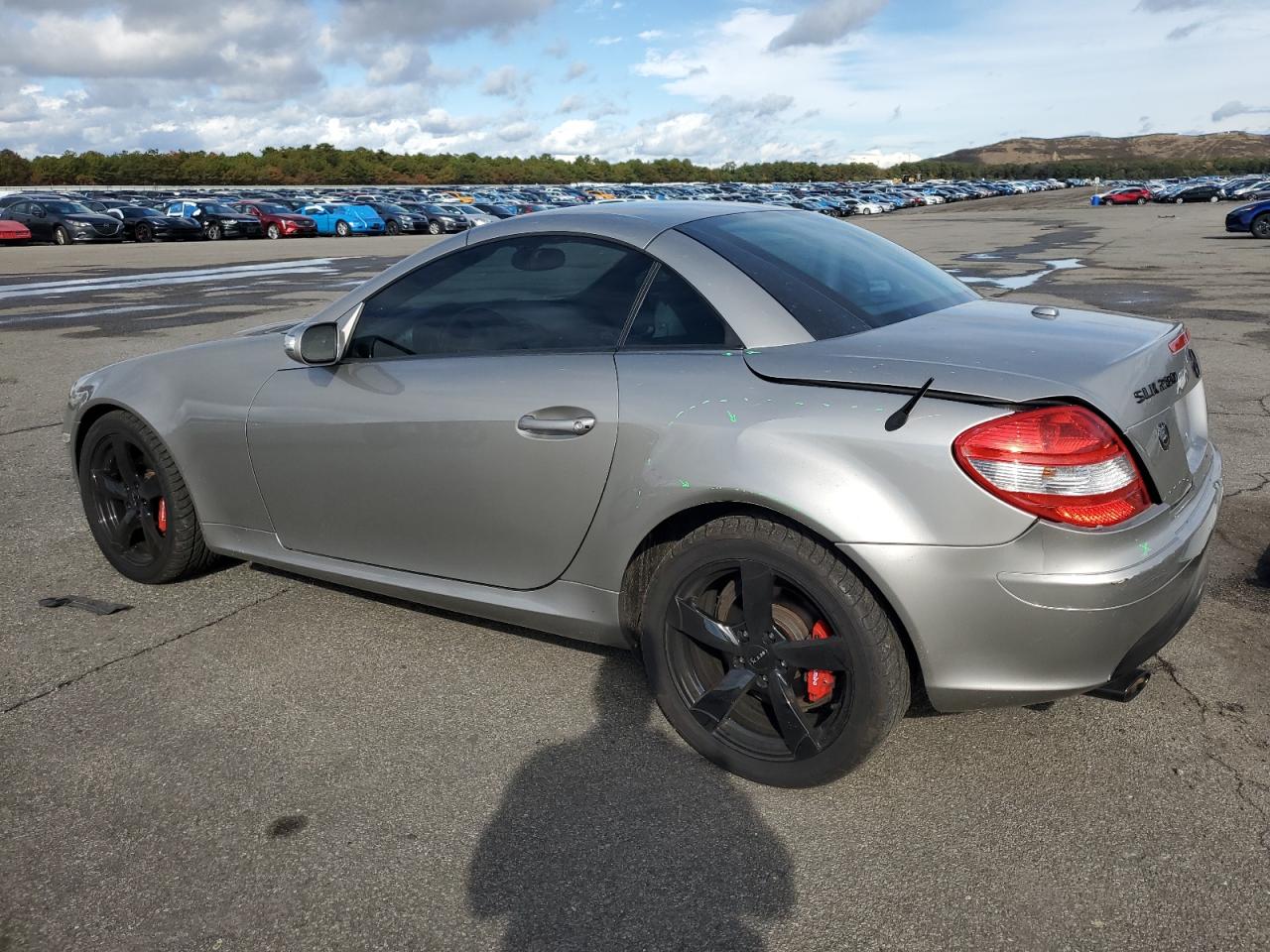 2007 Mercedes-benz Slk 280 Gray vin: WDBWK54F57F168562