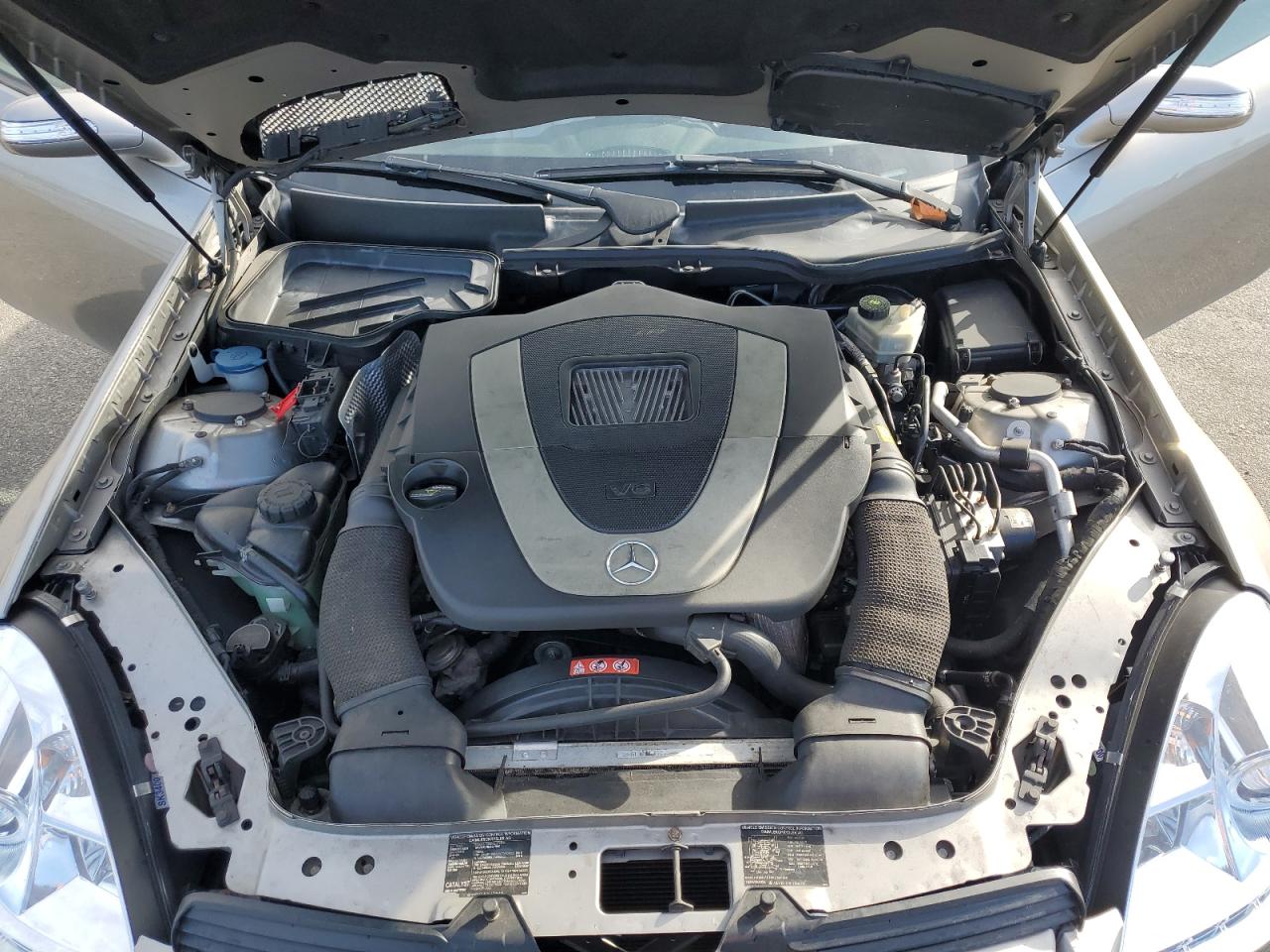 2007 Mercedes-benz Slk 280 Gray vin: WDBWK54F57F168562
