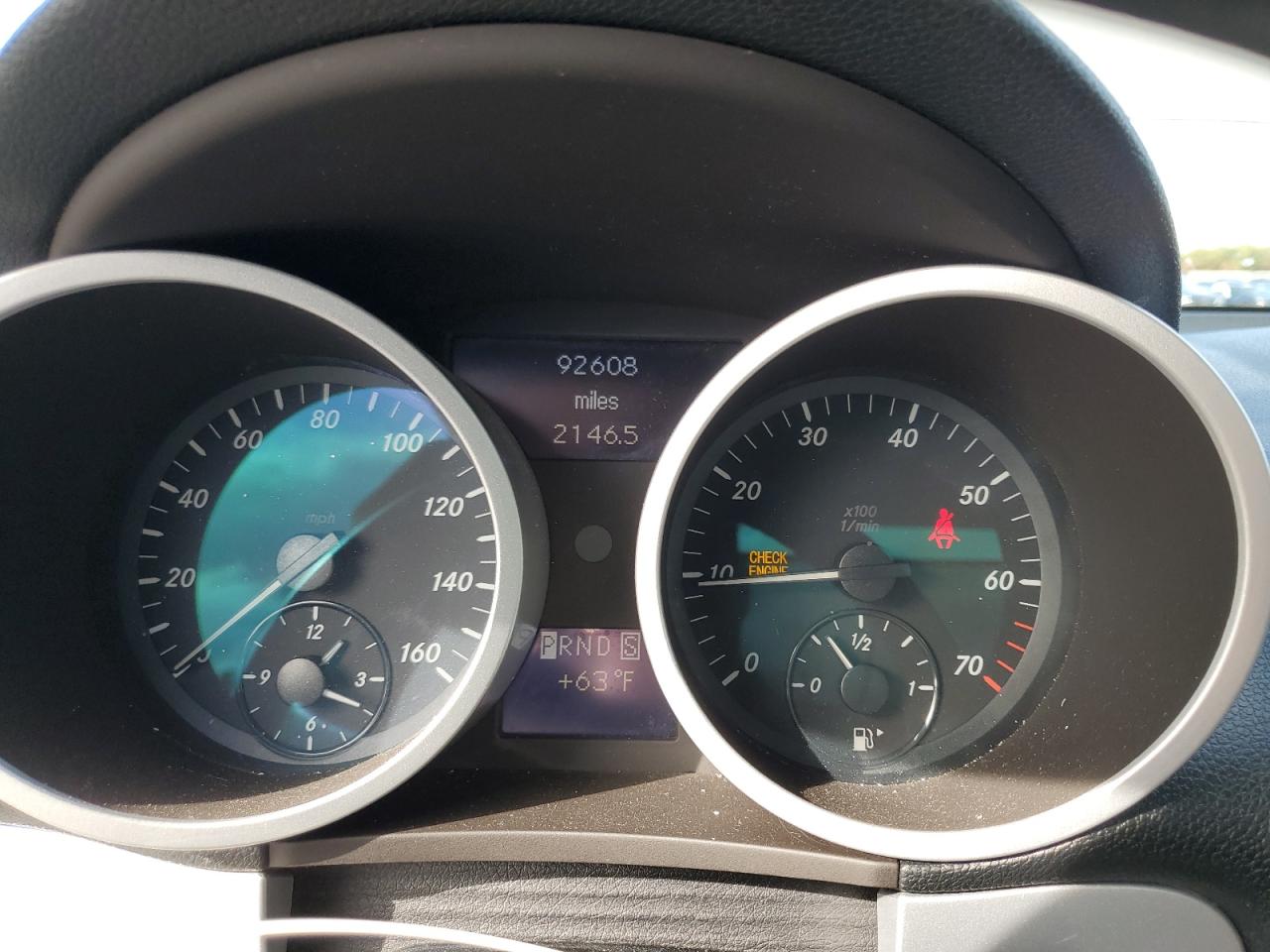 2007 Mercedes-benz Slk 280 Gray vin: WDBWK54F57F168562