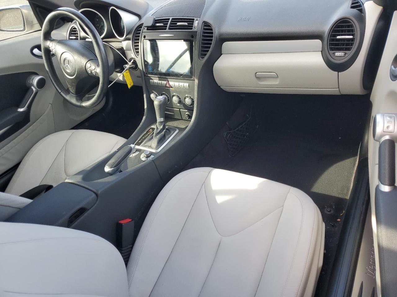 2007 Mercedes-benz Slk 280 Gray vin: WDBWK54F57F168562