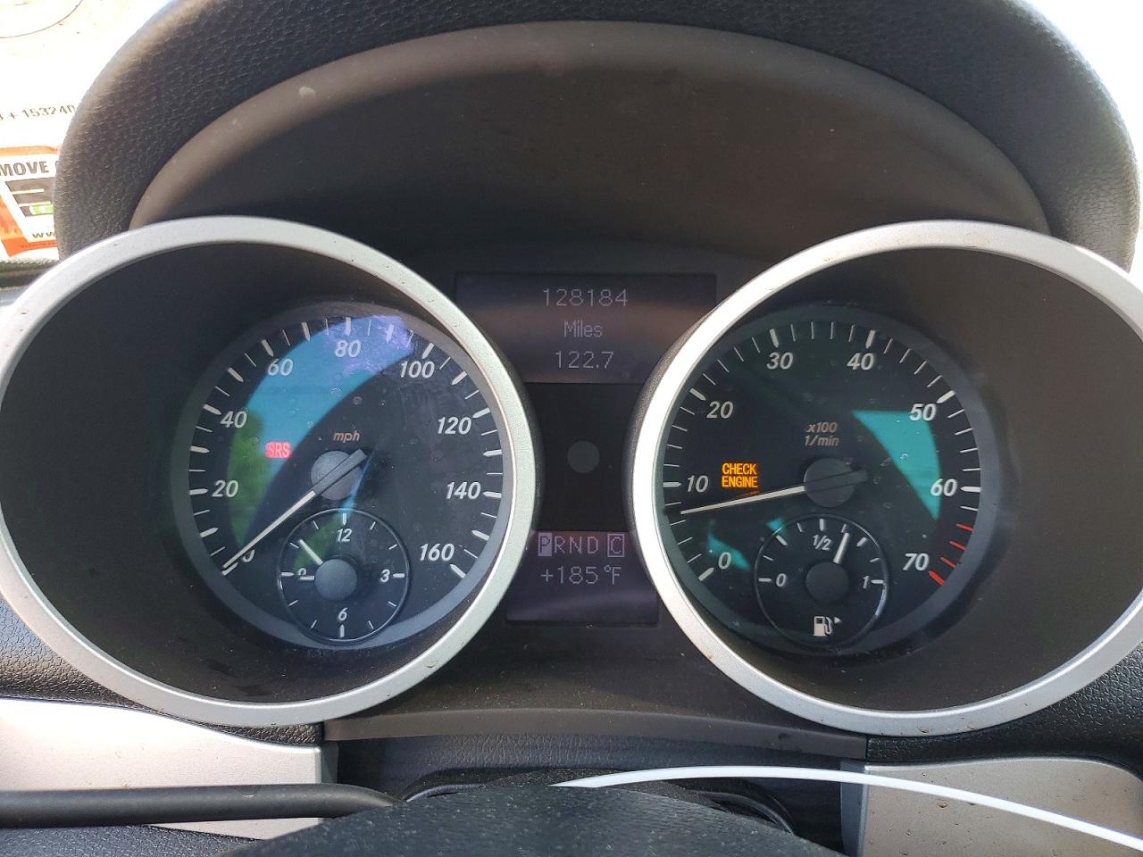 2008 Mercedes-benz Slk 280 Black vin: WDBWK54F58F184407