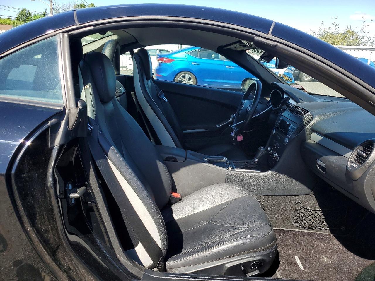 2008 Mercedes-benz Slk 280 Black vin: WDBWK54F58F184407
