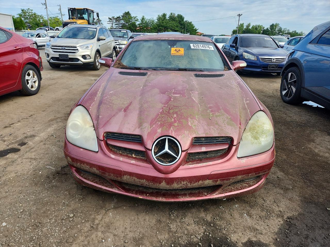 2008 Mercedes-benz Slk 280 Burgundy vin: WDBWK54F58F187369