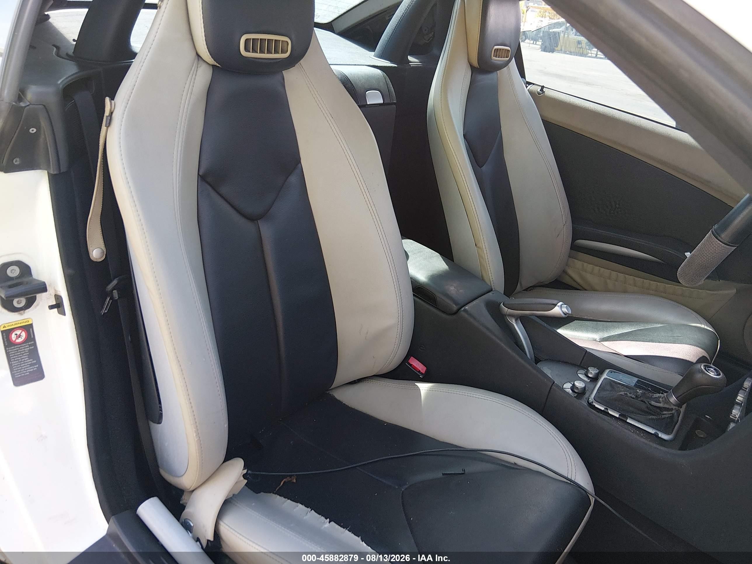 2006 Mercedes-benz Slk 280   White vin: WDBWK54F66F091697