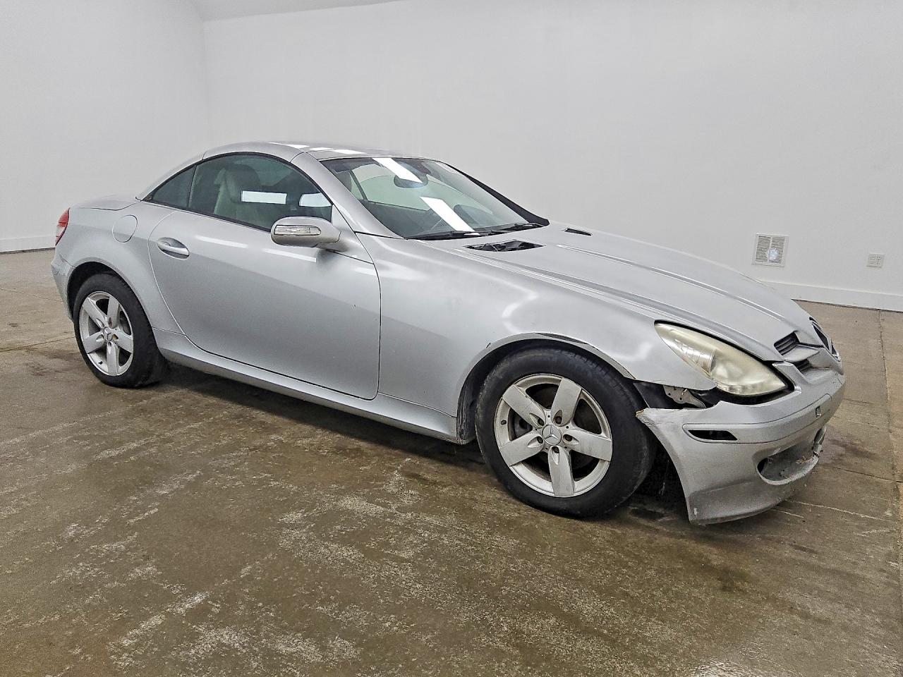 2006 Mercedes-benz Slk 280 Silver vin: WDBWK54F66F129591