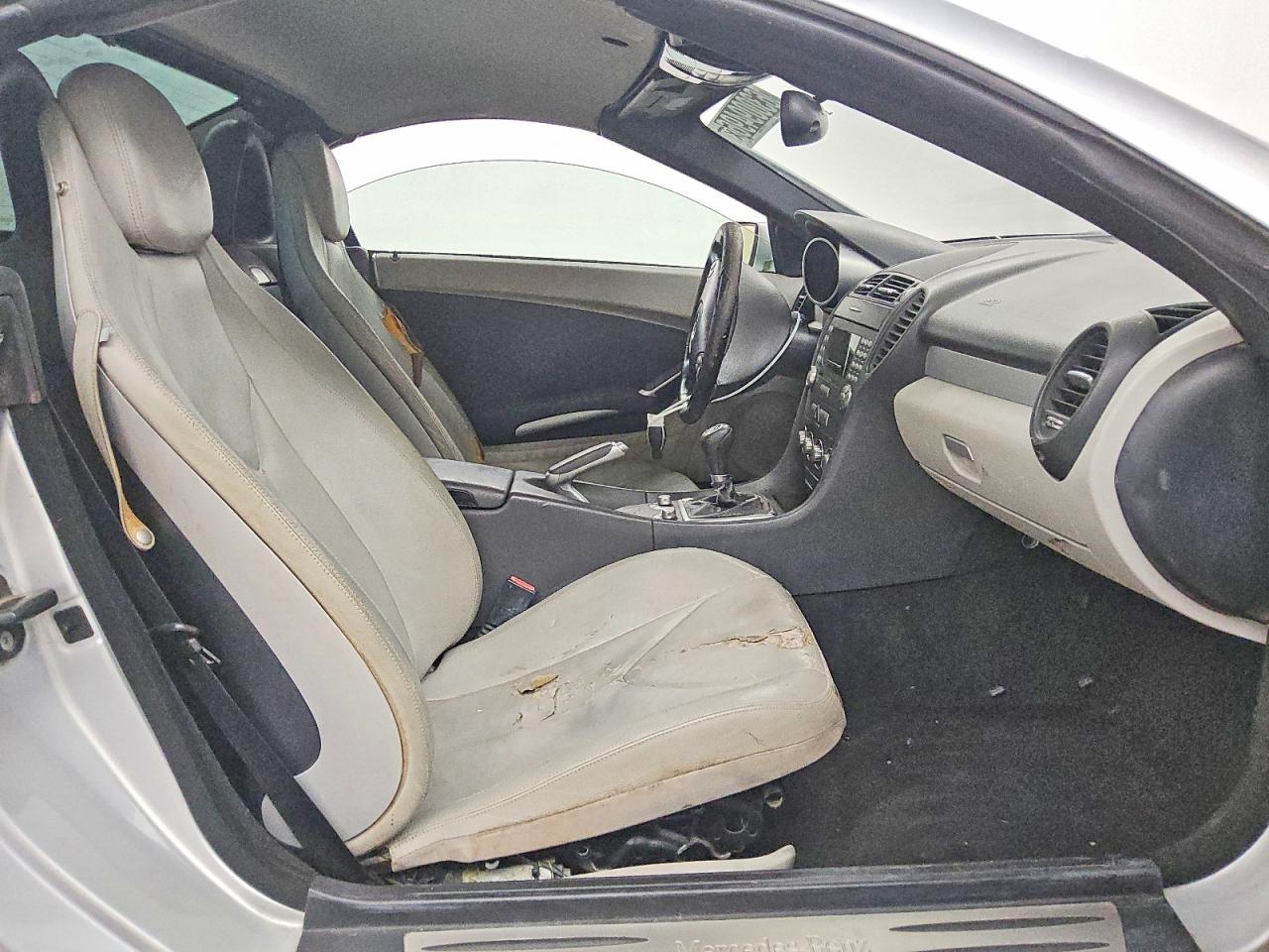 2006 Mercedes-benz Slk 280 Silver vin: WDBWK54F66F129591