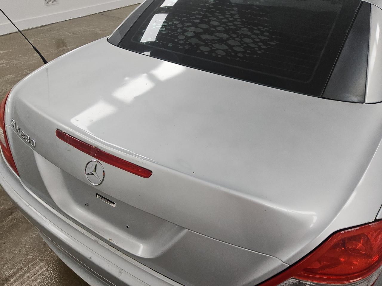 2006 Mercedes-benz Slk 280 Silver vin: WDBWK54F66F129591 Damage: Deck Lid, Hail Damage, 5