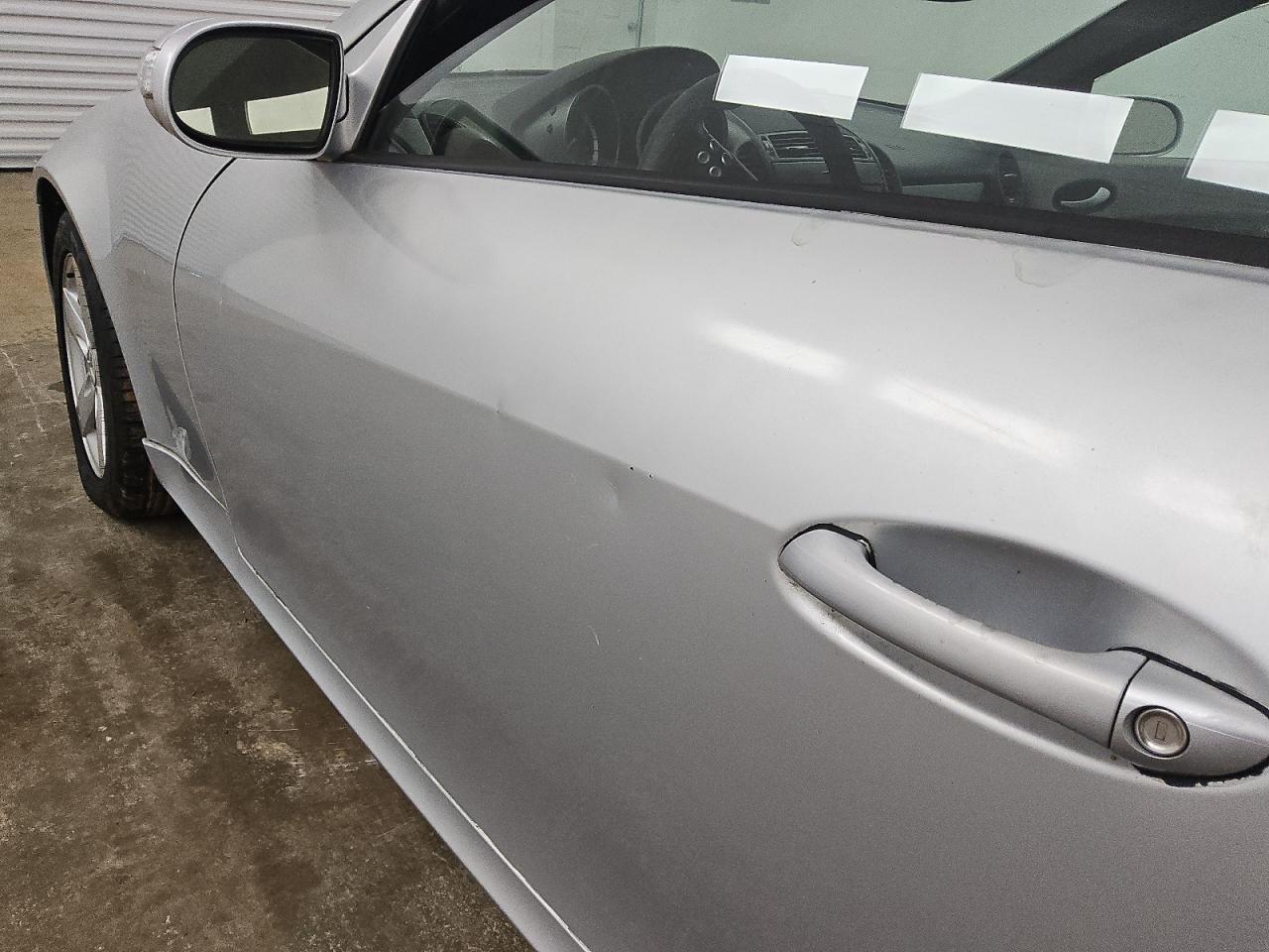 2006 Mercedes-benz Slk 280 Silver vin: WDBWK54F66F129591 Damage: Left Front Door, Dent(S) W/ Paint Dmg, 1 To 2 Inches