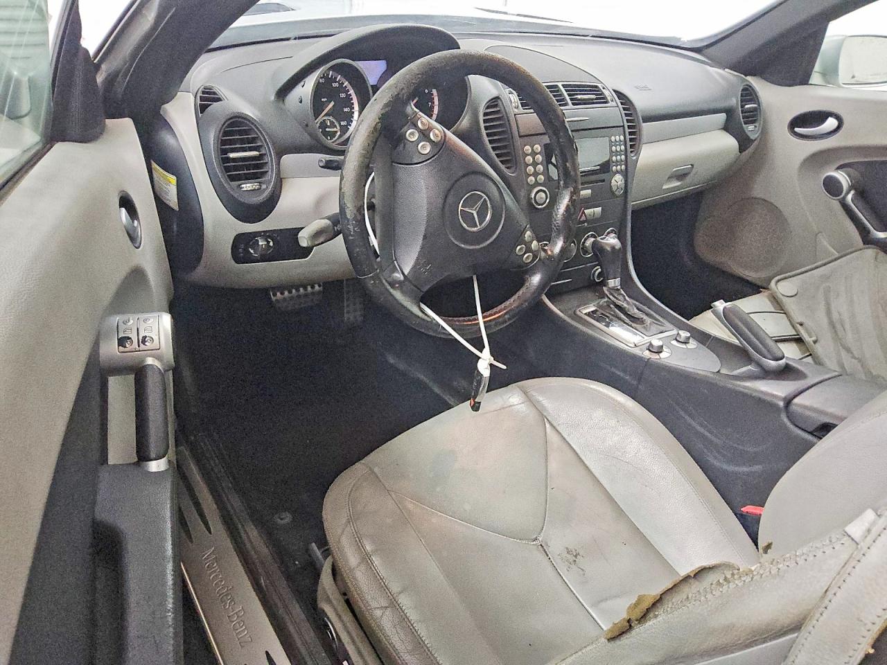 2006 Mercedes-benz Slk 280 Silver vin: WDBWK54F66F129591