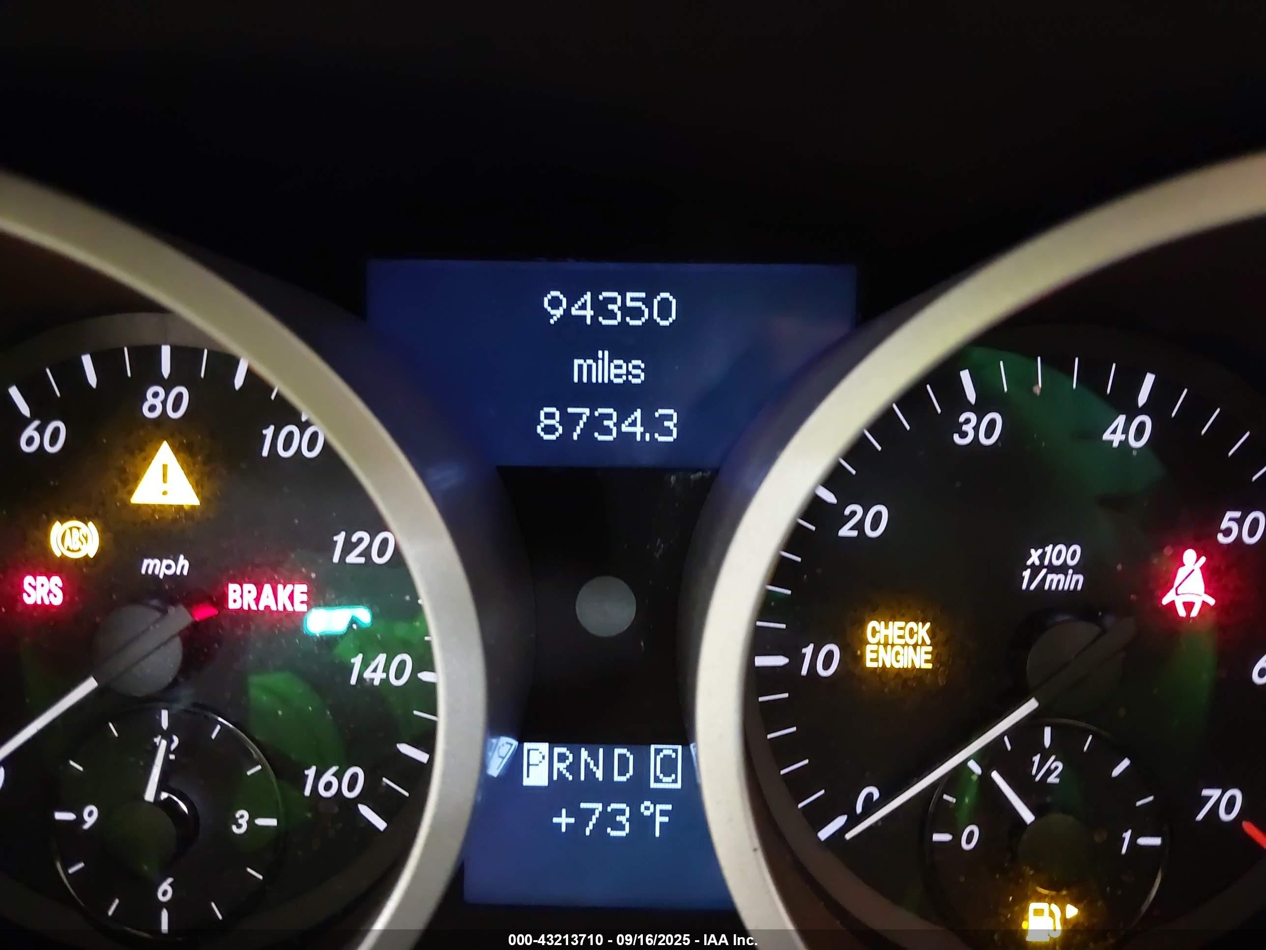 2007 Mercedes-benz Slk 280   Silver vin: WDBWK54F67F149809