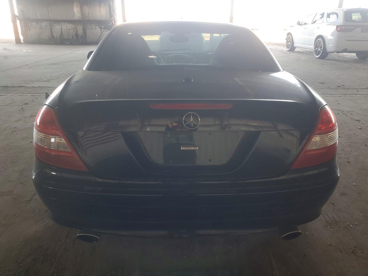 2007 Mercedes-benz Slk 280 Black vin: WDBWK54F67F159949
