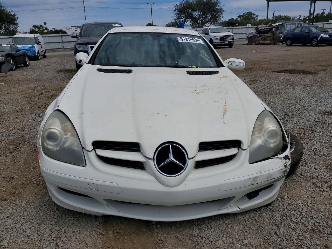 2008 Mercedes-benz Slk 280 White vin: WDBWK54F68F189454