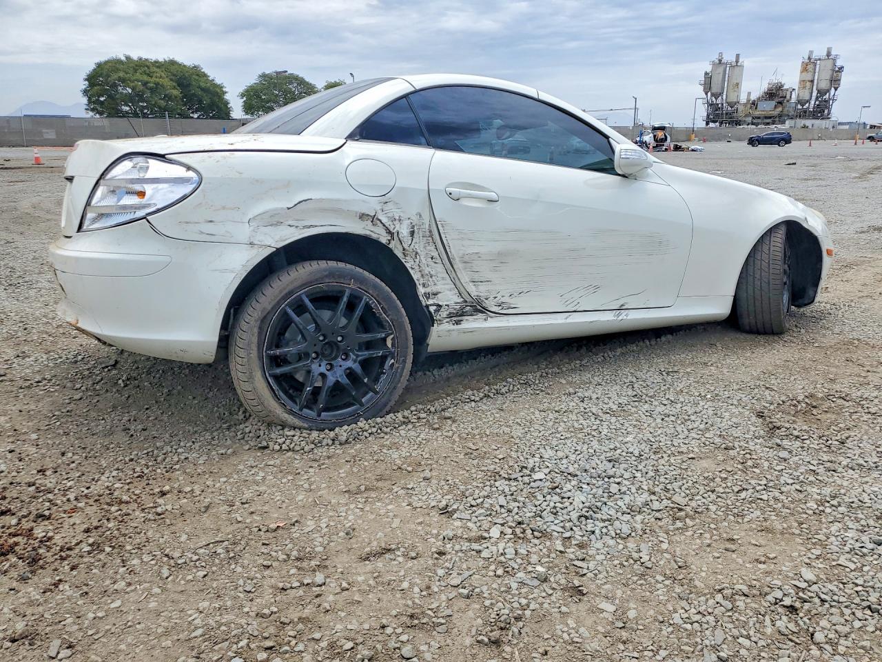 2008 Mercedes-benz Slk 280 White vin: WDBWK54F68F189454