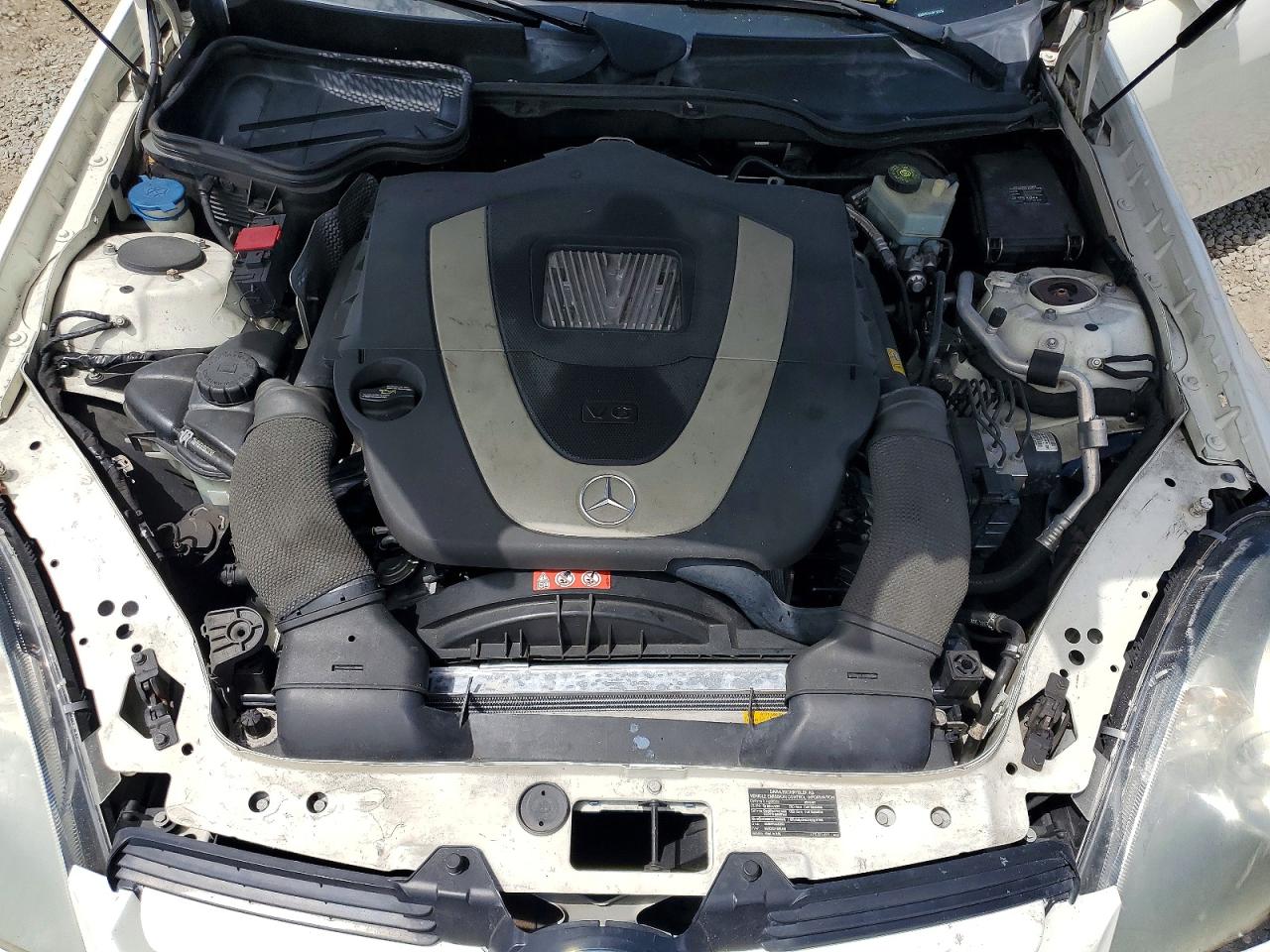 2008 Mercedes-benz Slk 280 White vin: WDBWK54F68F189454