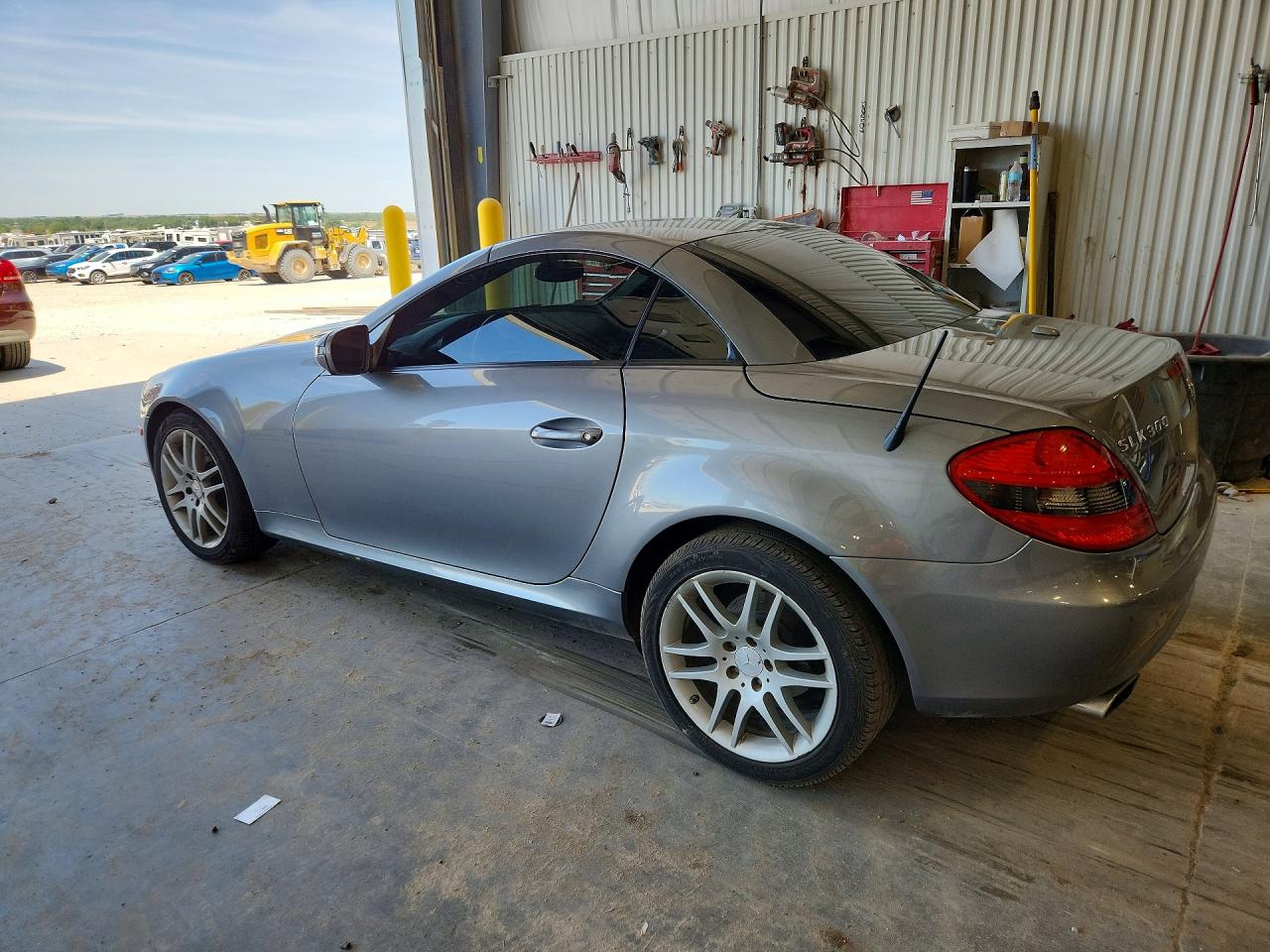 2009 Mercedes-benz Slk 300 Silver vin: WDBWK54F69F190699