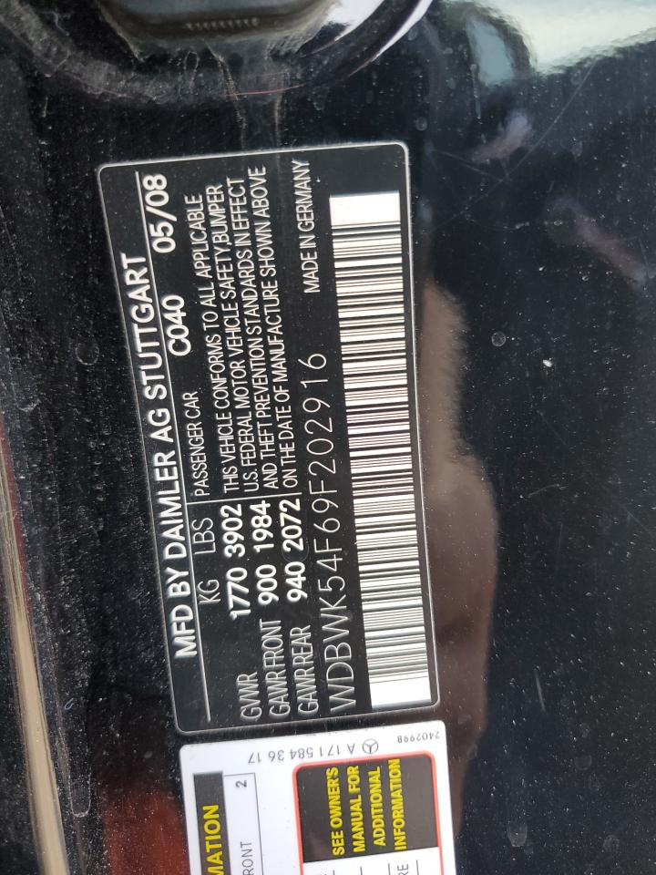 2009 Mercedes-benz Slk 300 Black vin: WDBWK54F69F202916