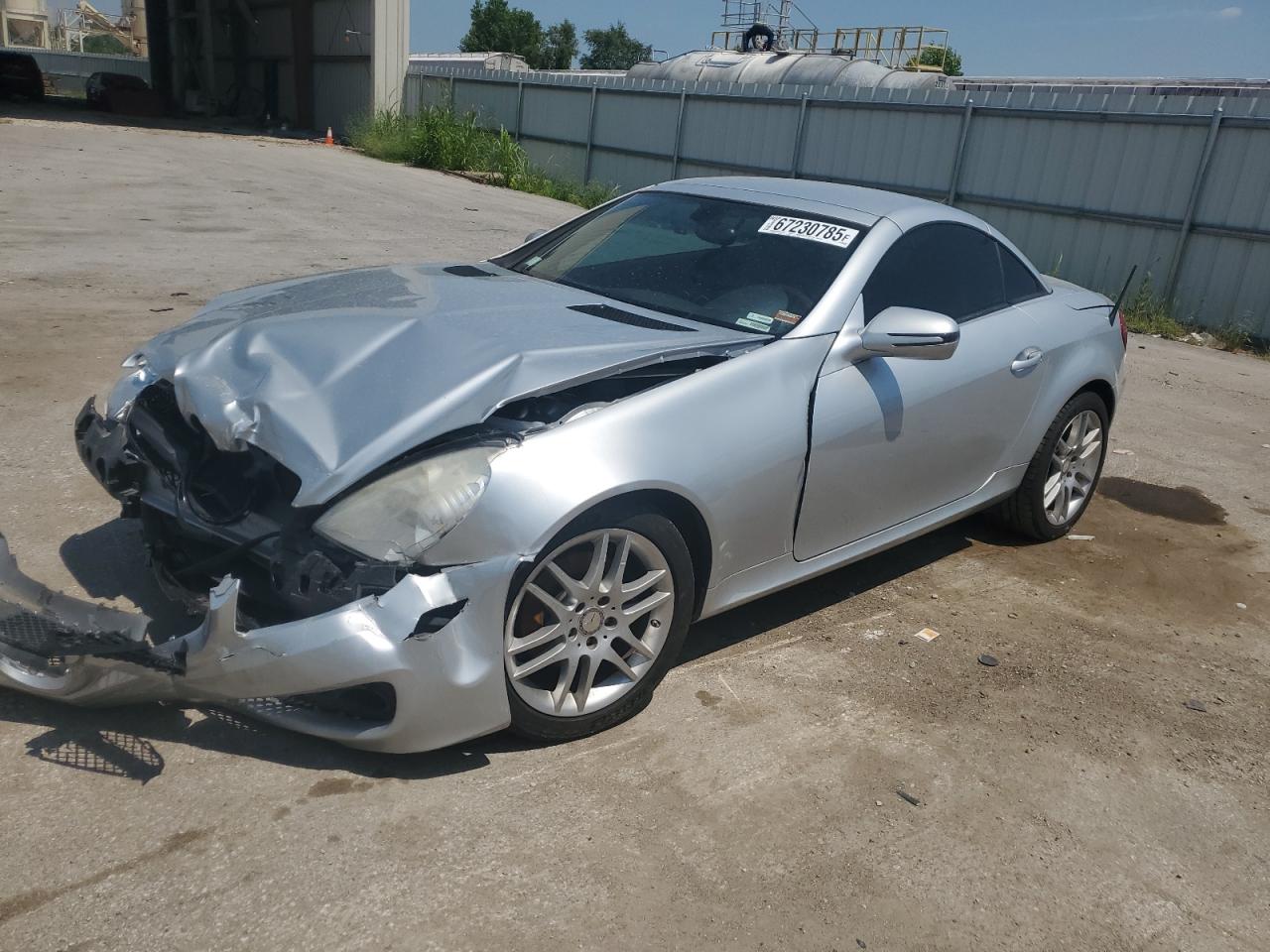 2009 Mercedes-benz Slk 300 Silver vin: WDBWK54F69F208439