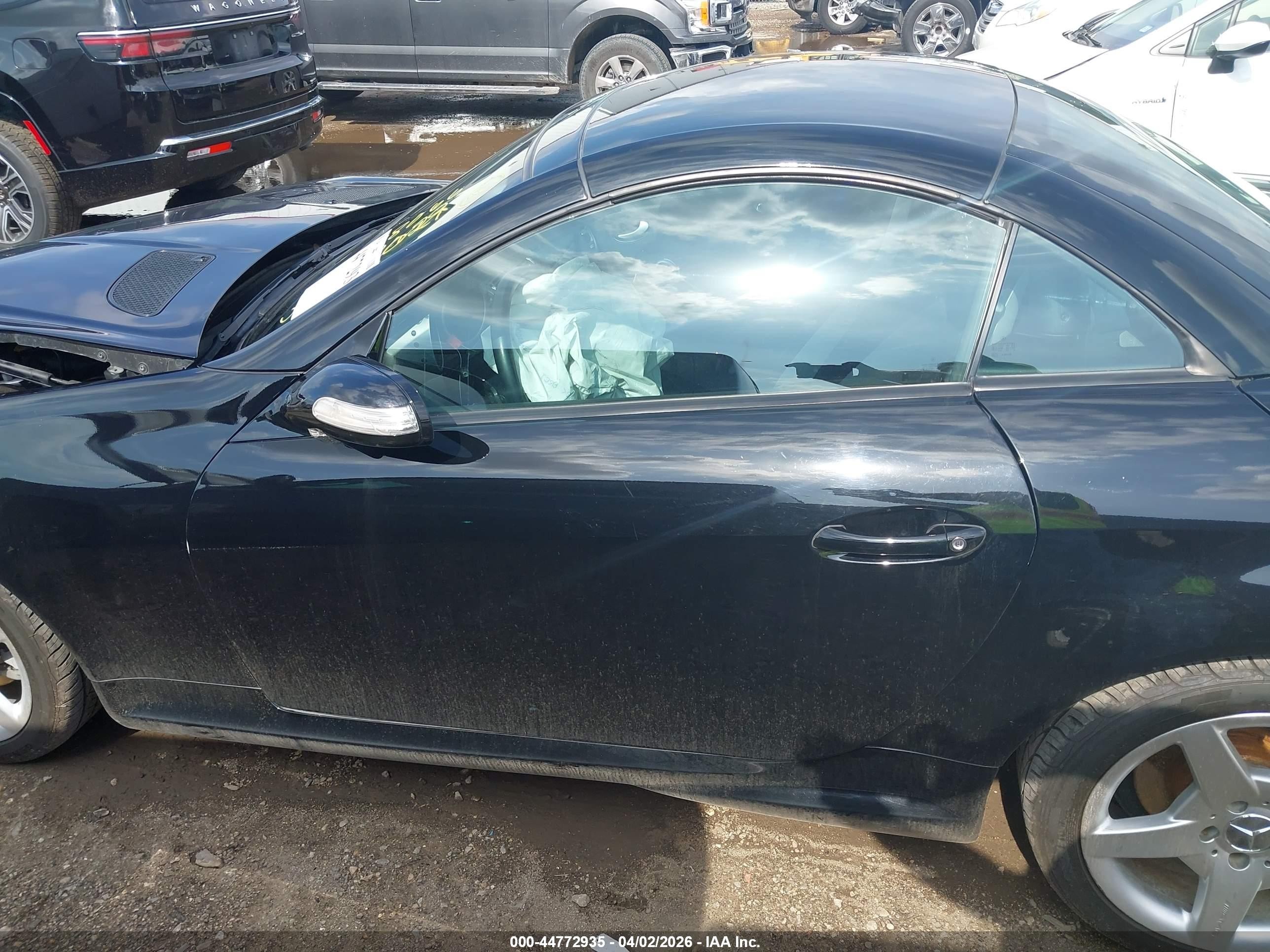 2007 Mercedes-benz Slk 280   Black vin: WDBWK54F77F142206