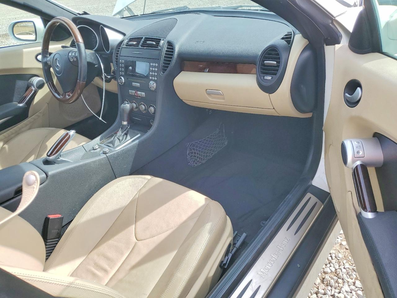 2007 Mercedes-benz Slk 280 Белый vin: WDBWK54F77F148507
