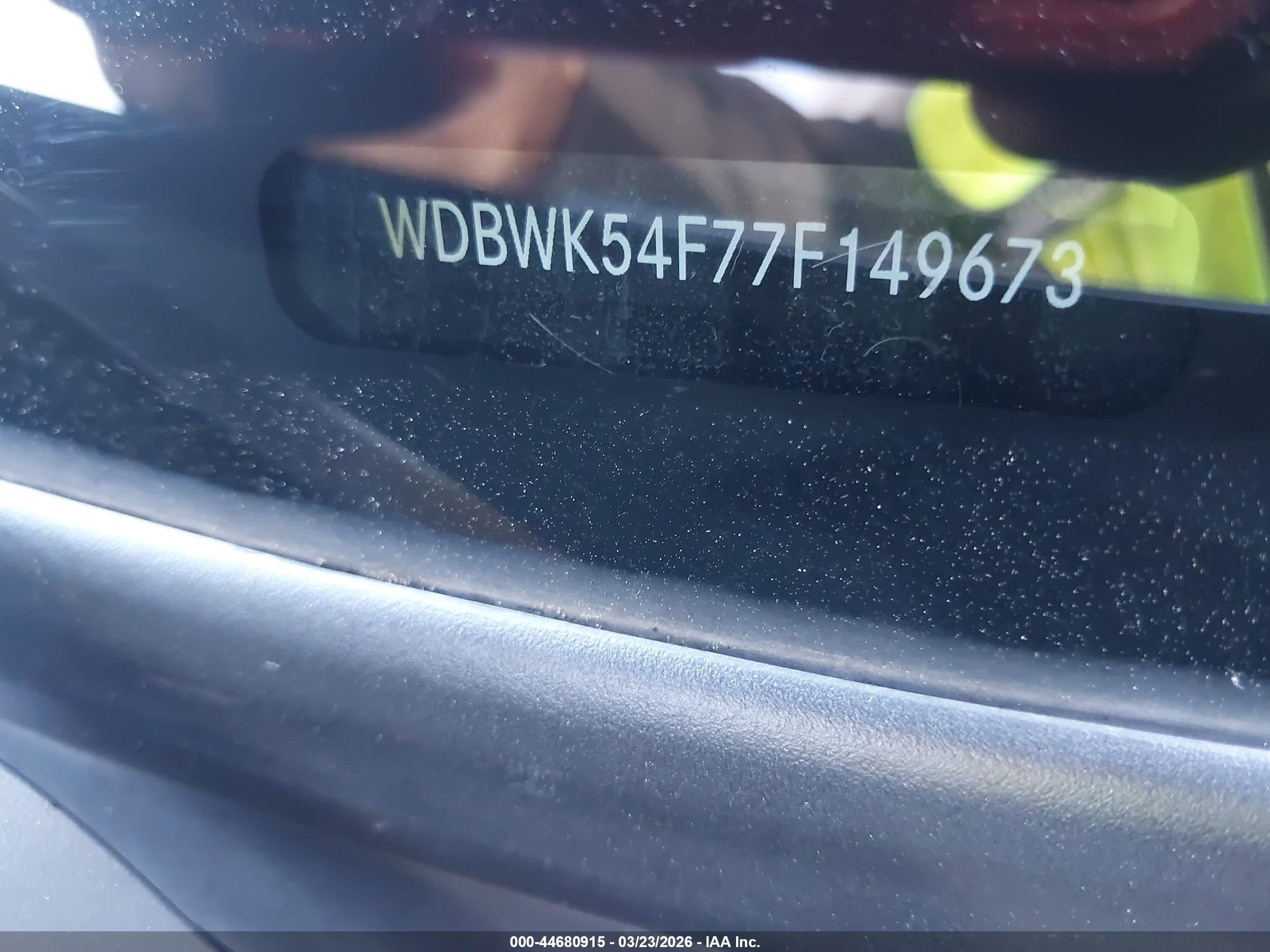 2007 Mercedes-benz Slk 280   Blue vin: WDBWK54F77F149673