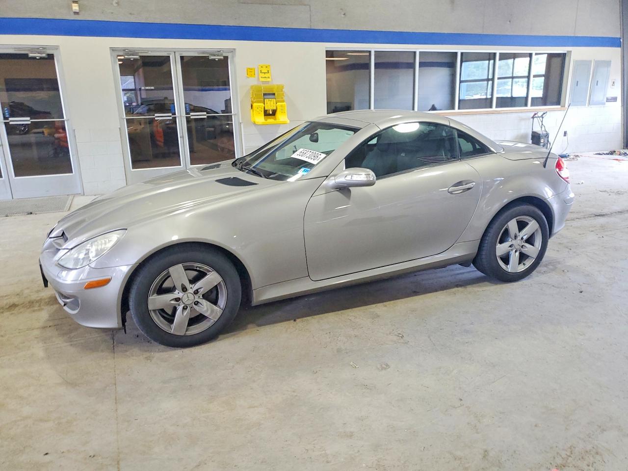 2006 Mercedes-benz Slk 280 Silver vin: WDBWK54F86F118687