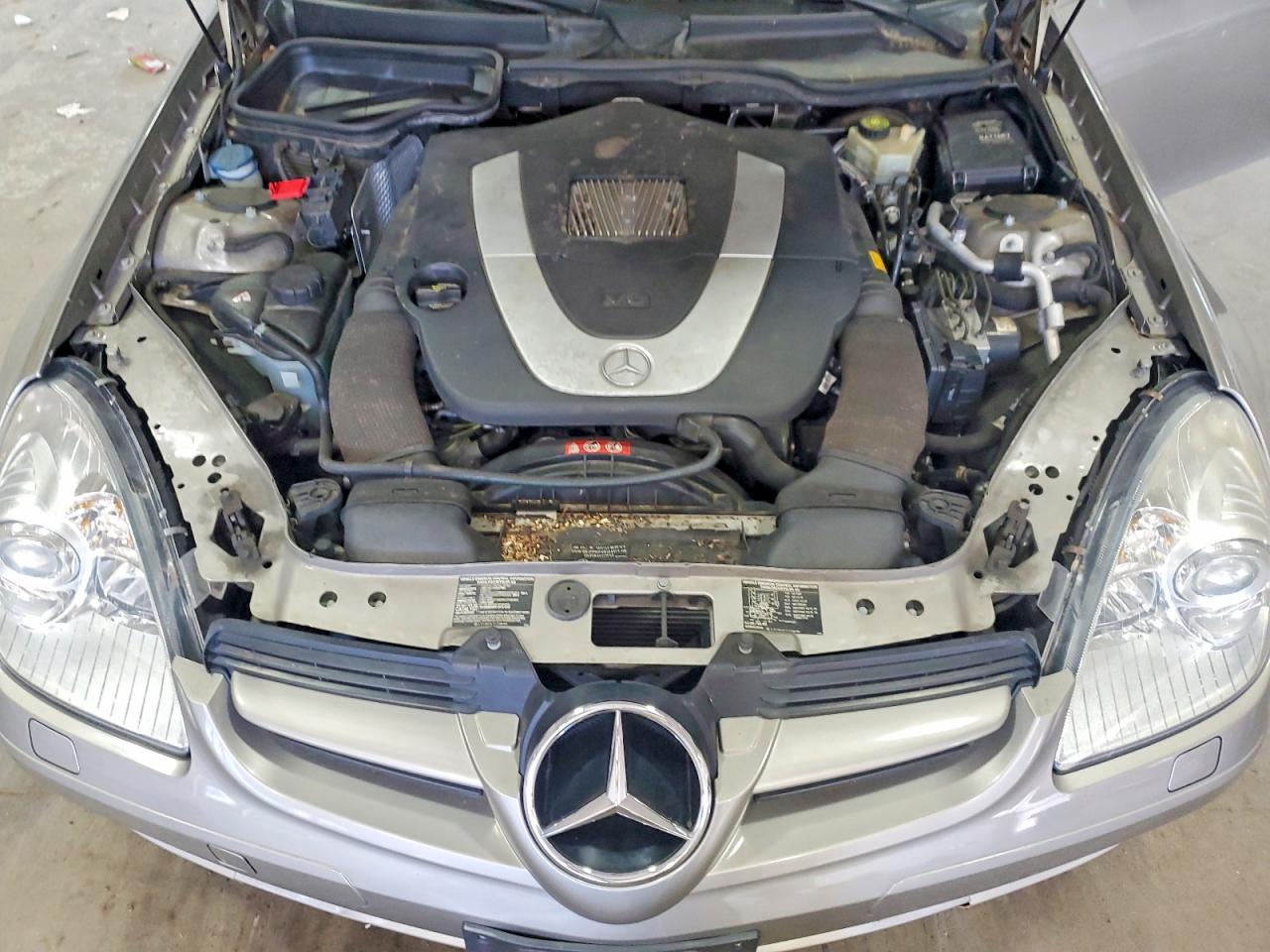 2006 Mercedes-benz Slk 280 Silver vin: WDBWK54F86F118687