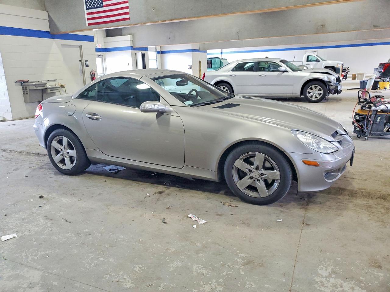 2006 Mercedes-benz Slk 280 Silver vin: WDBWK54F86F118687