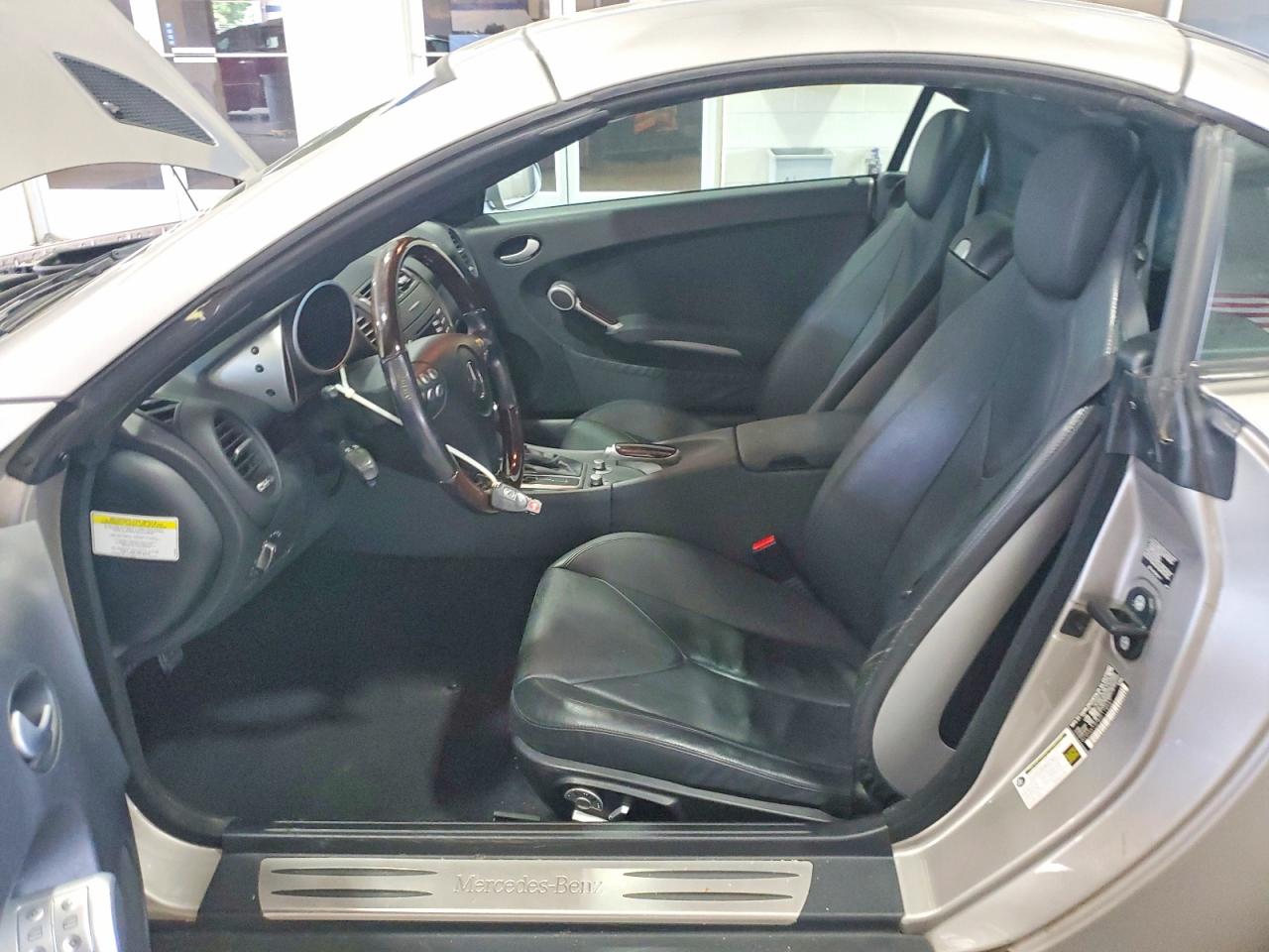 2006 Mercedes-benz Slk 280 Silver vin: WDBWK54F86F118687