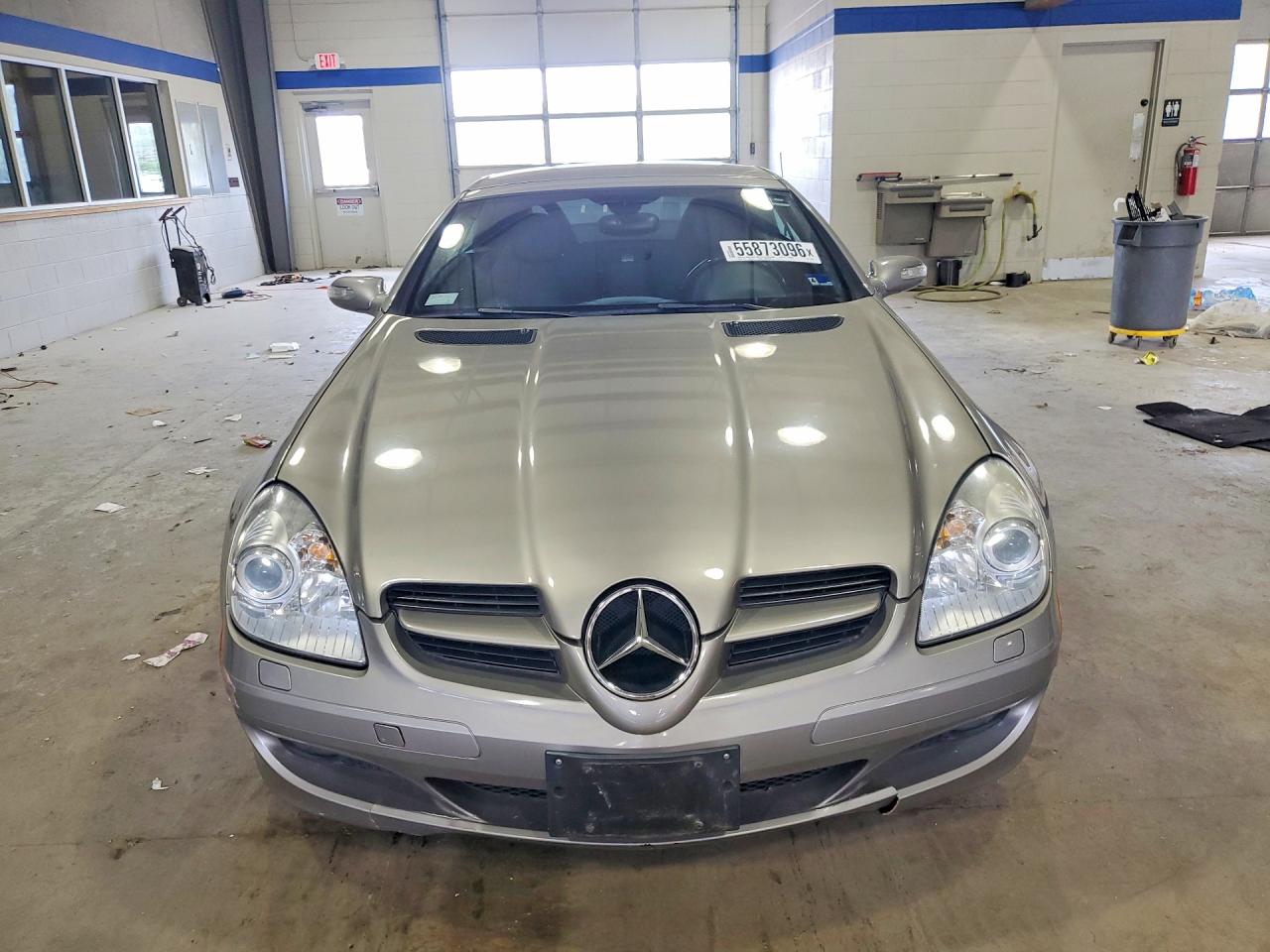 2006 Mercedes-benz Slk 280 Silver vin: WDBWK54F86F118687