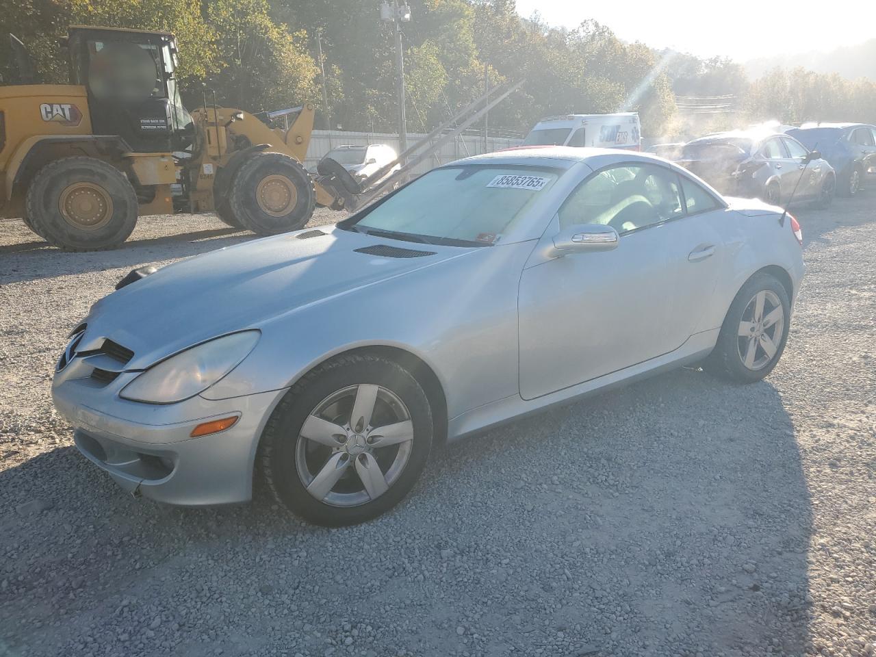2007 Mercedes-benz Slk 280 Silver vin: WDBWK54F87F146801