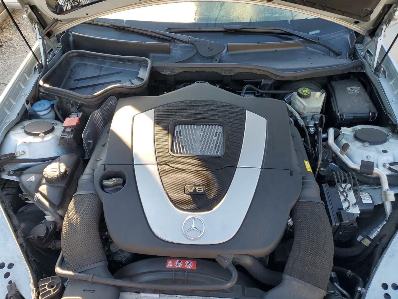 2007 Mercedes-benz Slk 280 Silver vin: WDBWK54F87F146801