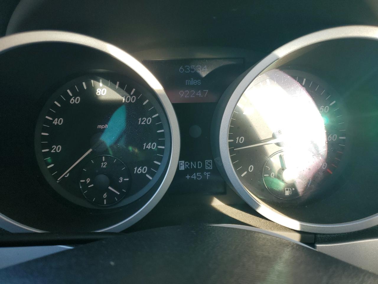 2007 Mercedes-benz Slk 280 Silver vin: WDBWK54F87F146801