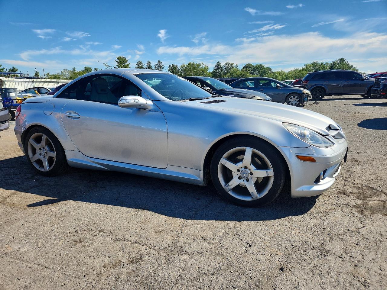 2007 Mercedes-benz Slk 280 Серебряный vin: WDBWK54F87F149486