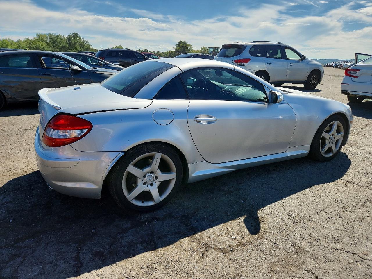 2007 Mercedes-benz Slk 280 Серебряный vin: WDBWK54F87F149486