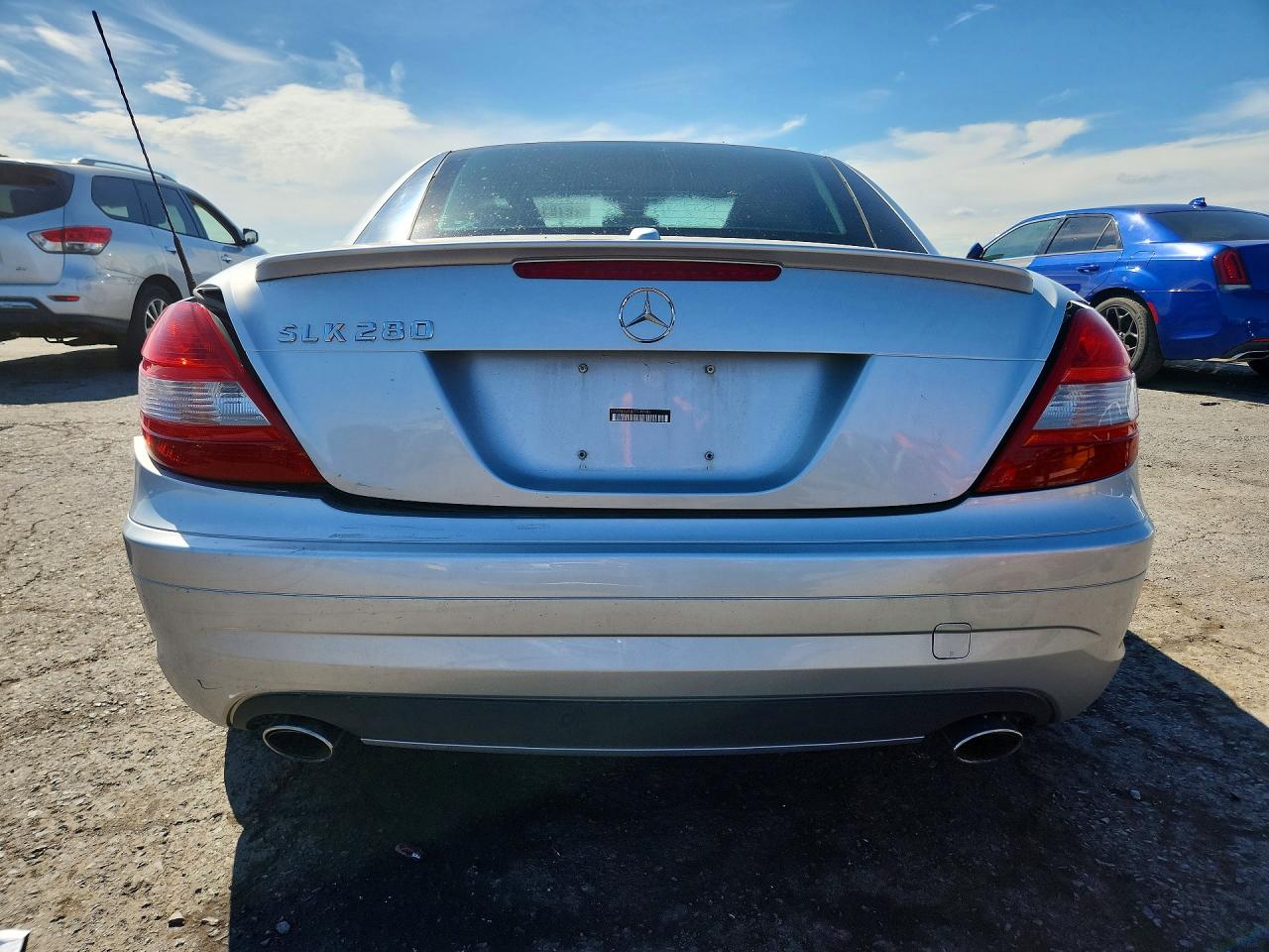 2007 Mercedes-benz Slk 280 Серебряный vin: WDBWK54F87F149486