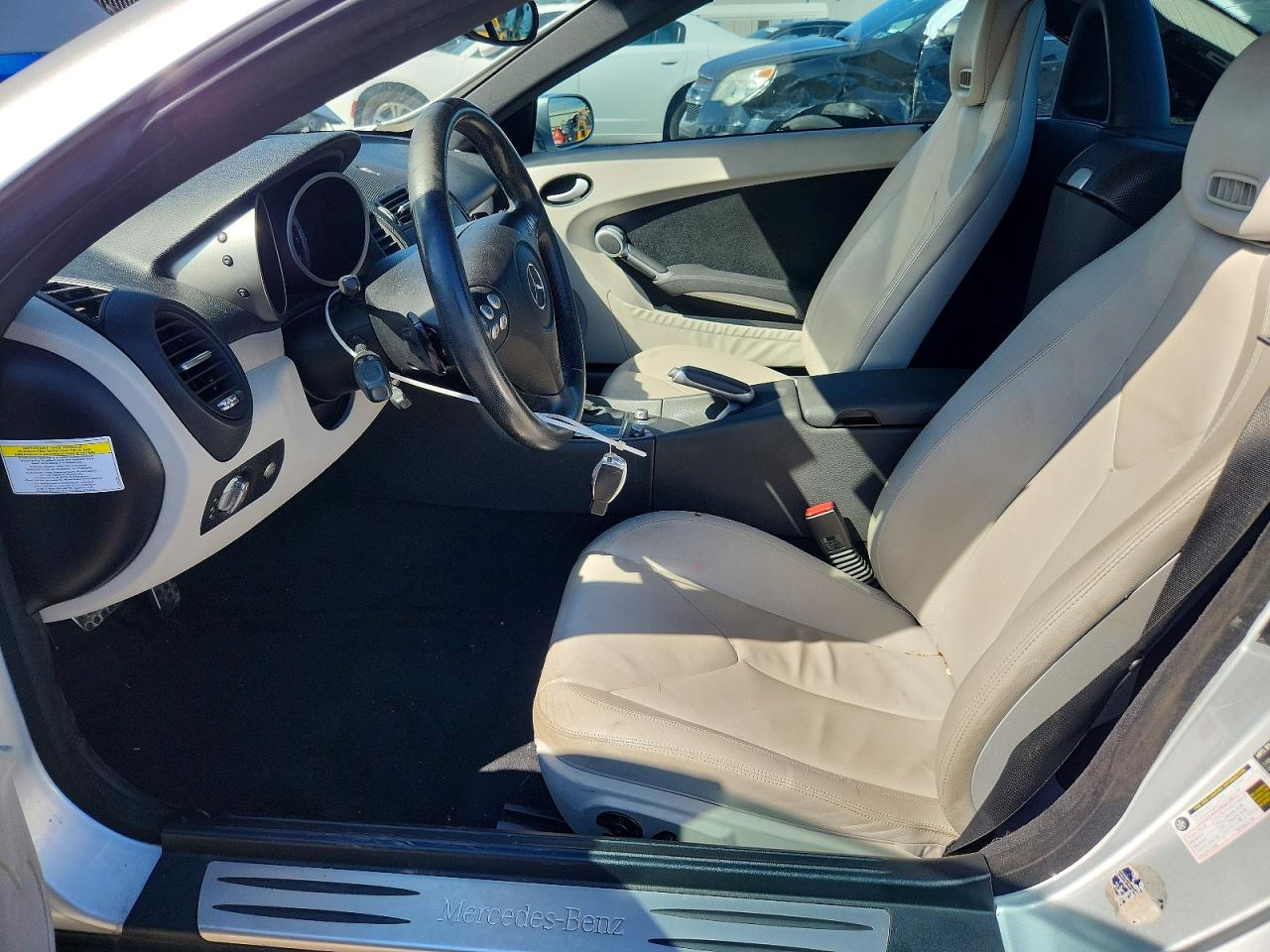 2007 Mercedes-benz Slk 280 Серебряный vin: WDBWK54F87F149486