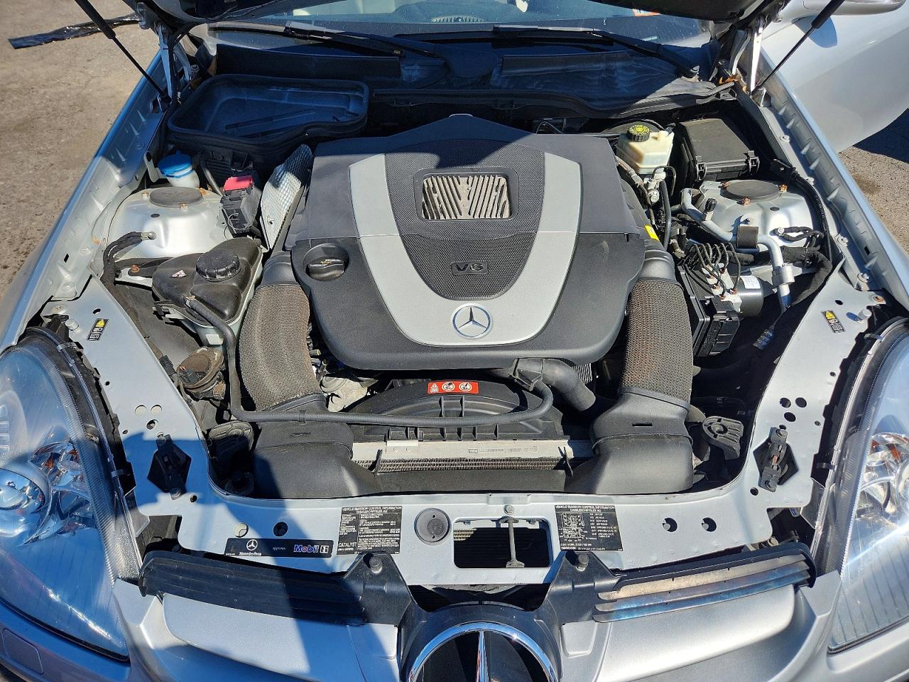 2007 Mercedes-benz Slk 280 Серебряный vin: WDBWK54F87F149486