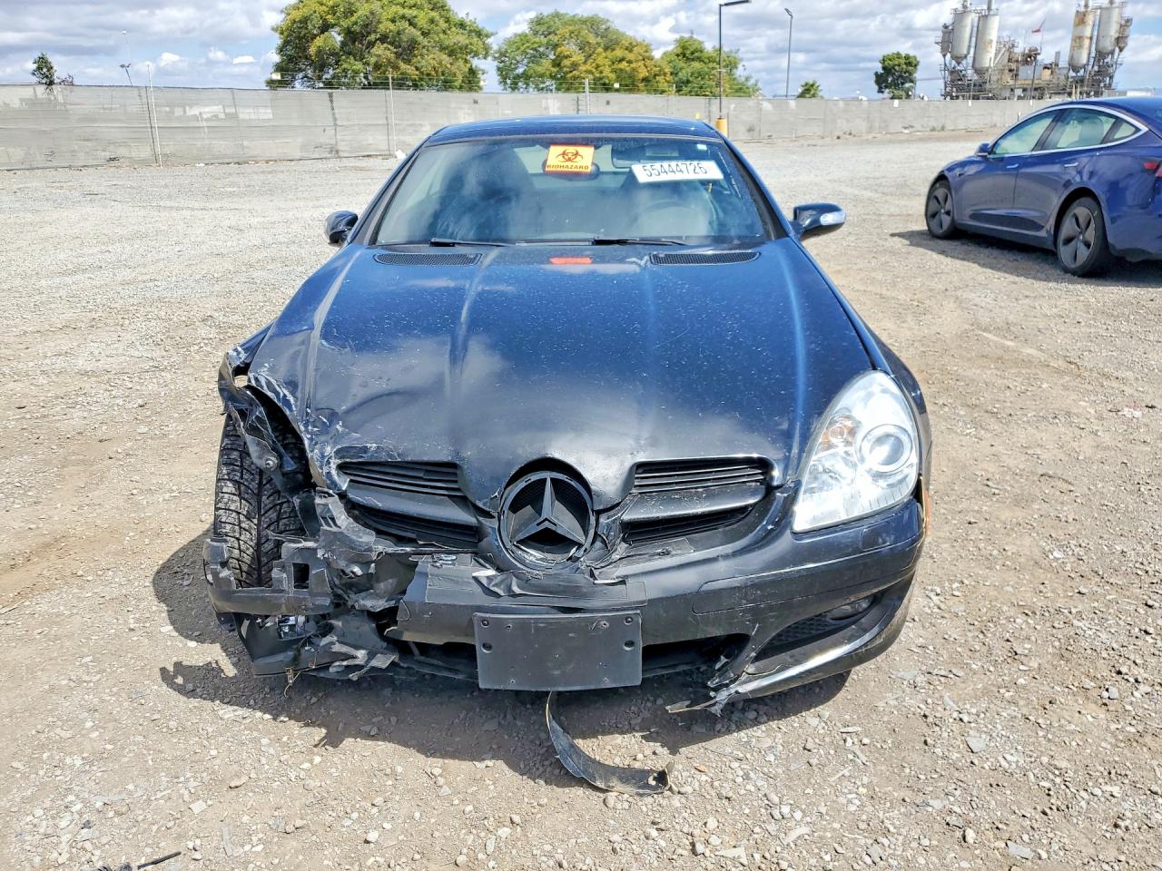 2006 Mercedes-benz Slk 280 Black vin: WDBWK54F96F082833