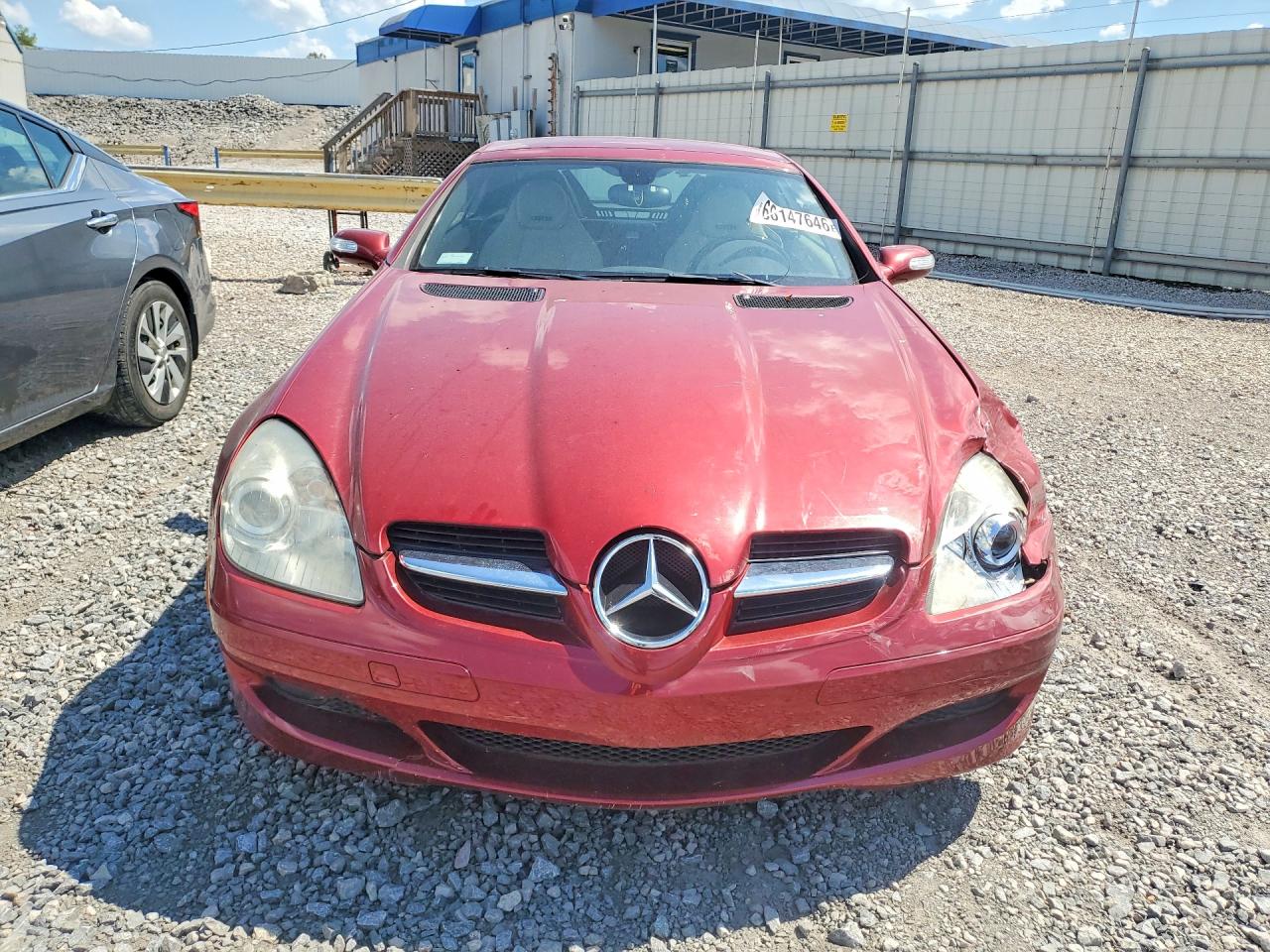 2006 Mercedes-benz Slk Red vin: WDBWK54F96F111957