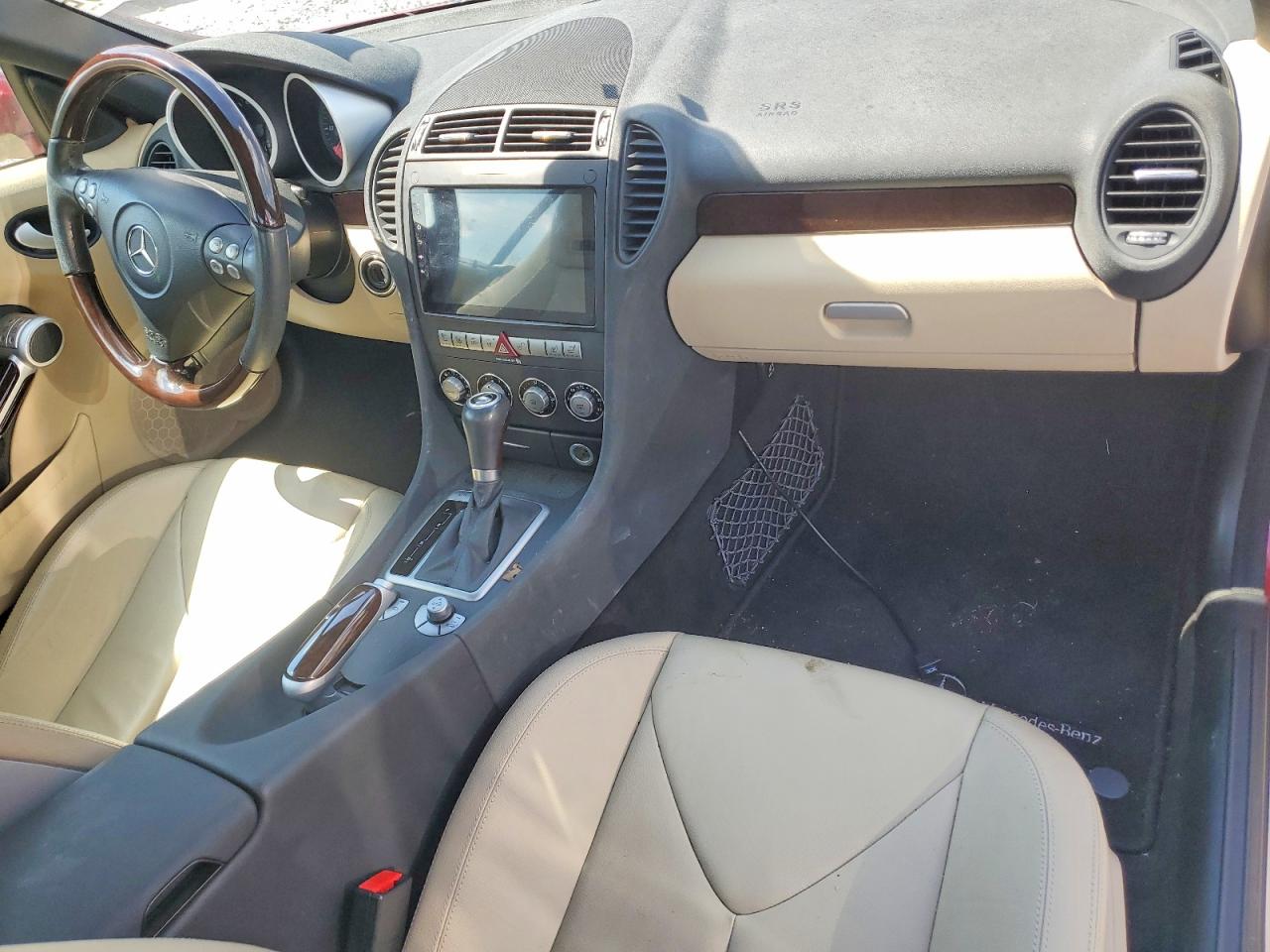 2006 Mercedes-benz Slk Red vin: WDBWK54F96F111957