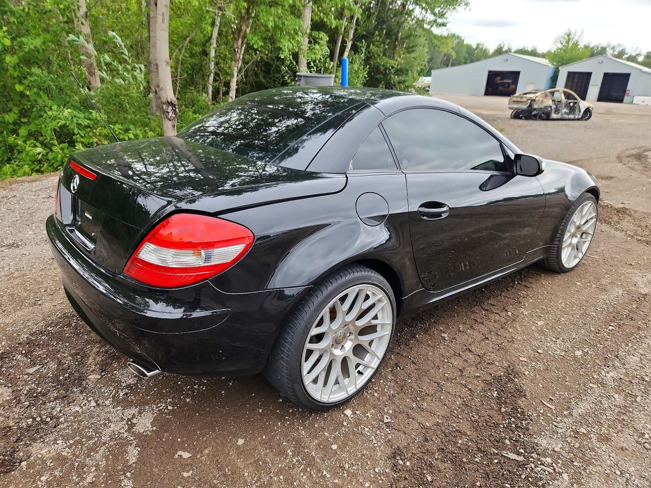 2006 Mercedes-benz Slk 280 Black vin: WDBWK54F96F126569