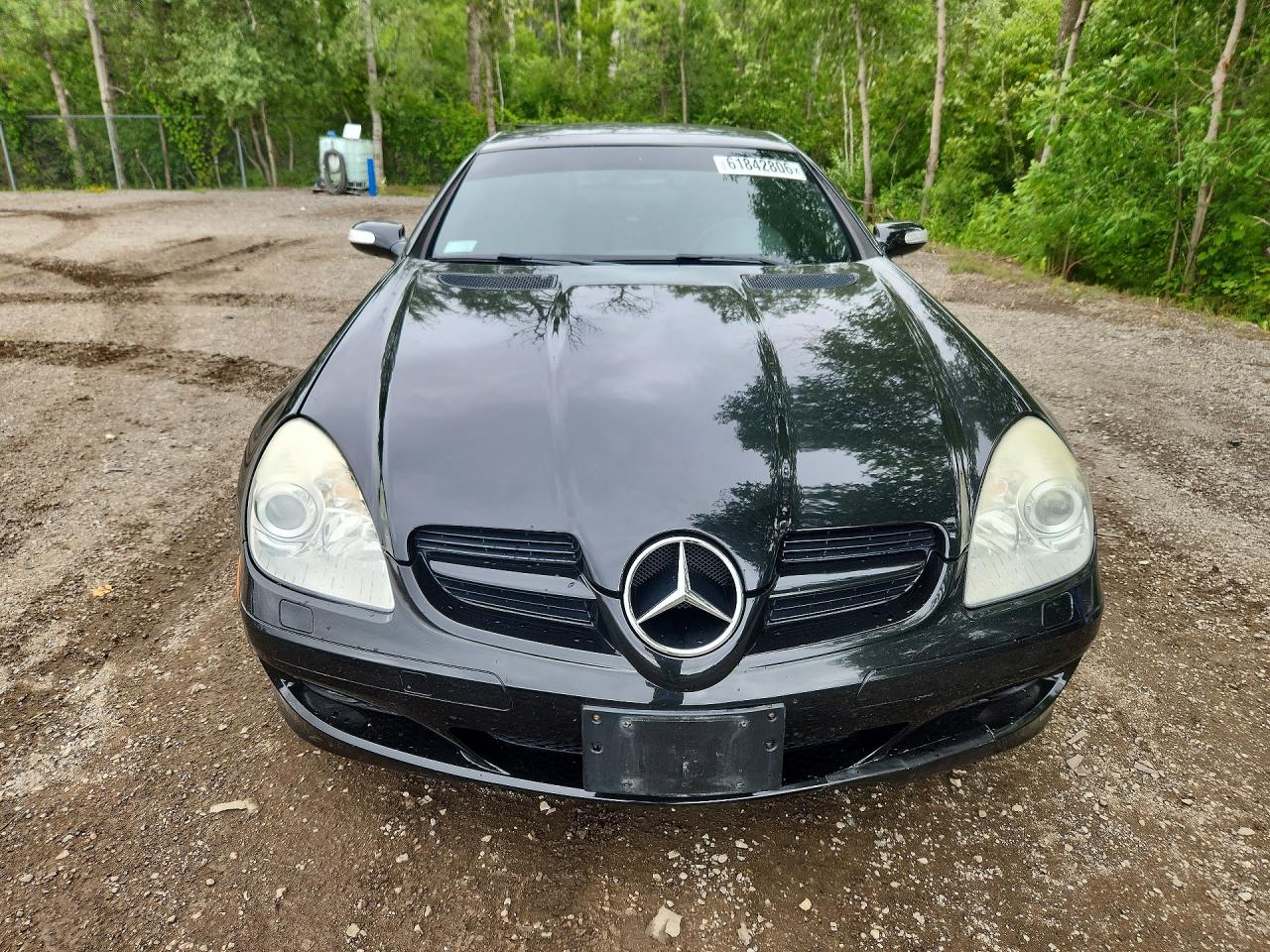 2006 Mercedes-benz Slk 280 Black vin: WDBWK54F96F126569