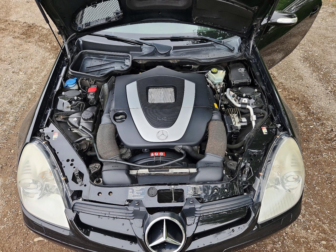 2006 Mercedes-benz Slk 280 Black vin: WDBWK54F96F126569