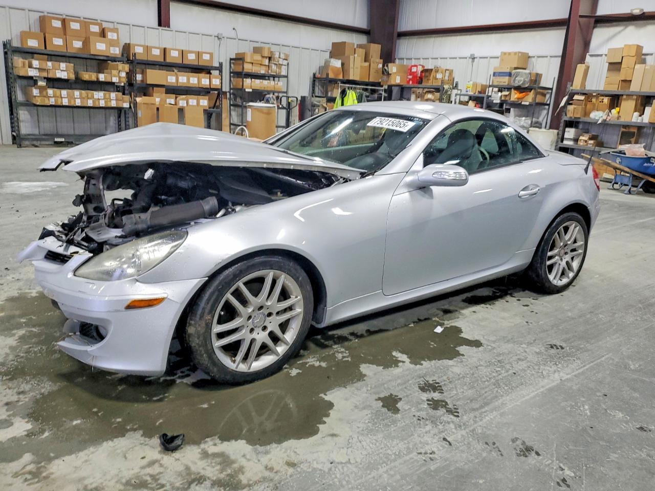 2007 Mercedes-benz Slk 280 Silver vin: WDBWK54F97F144247