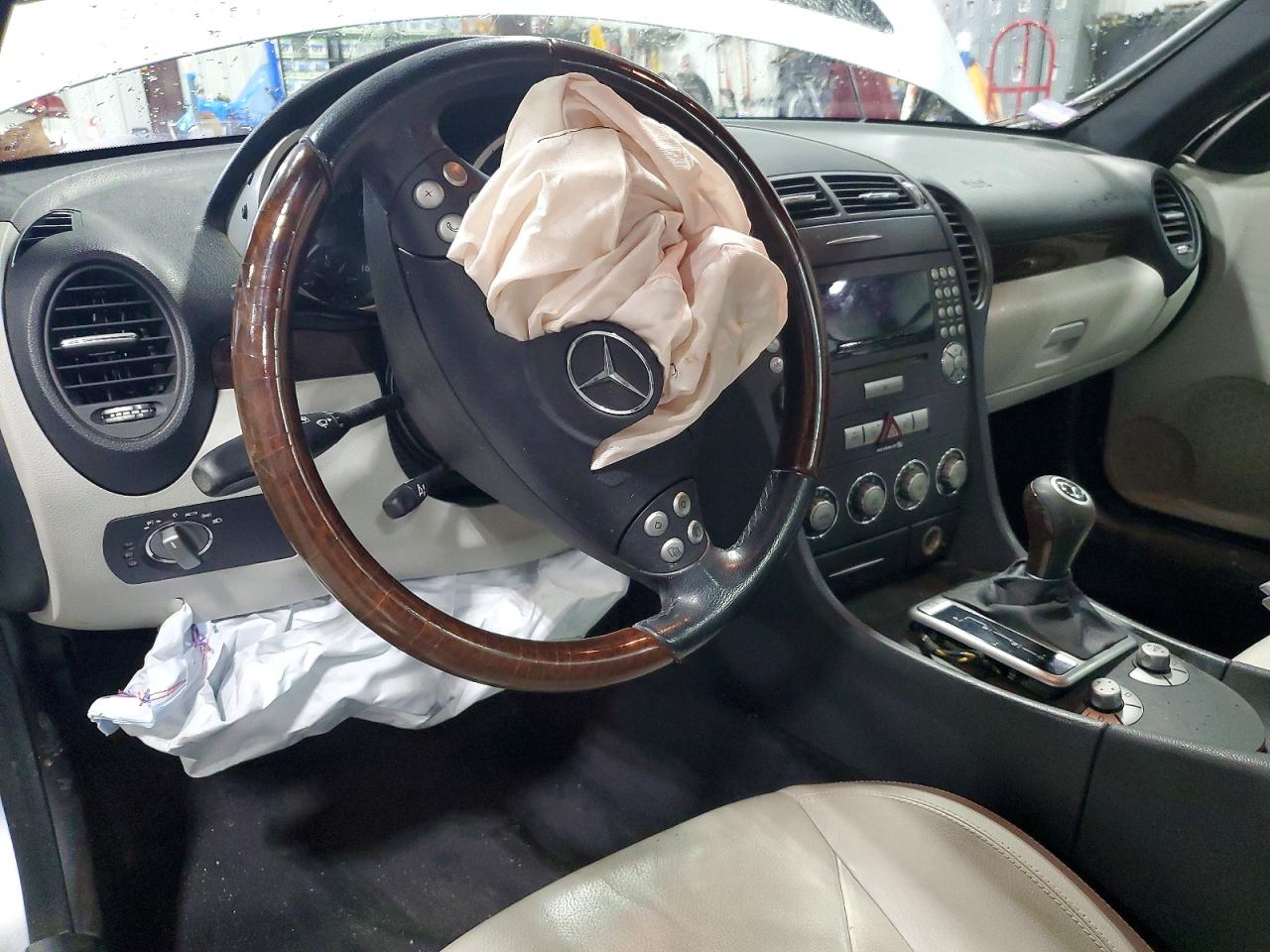 2007 Mercedes-benz Slk 280 Silver vin: WDBWK54F97F144247