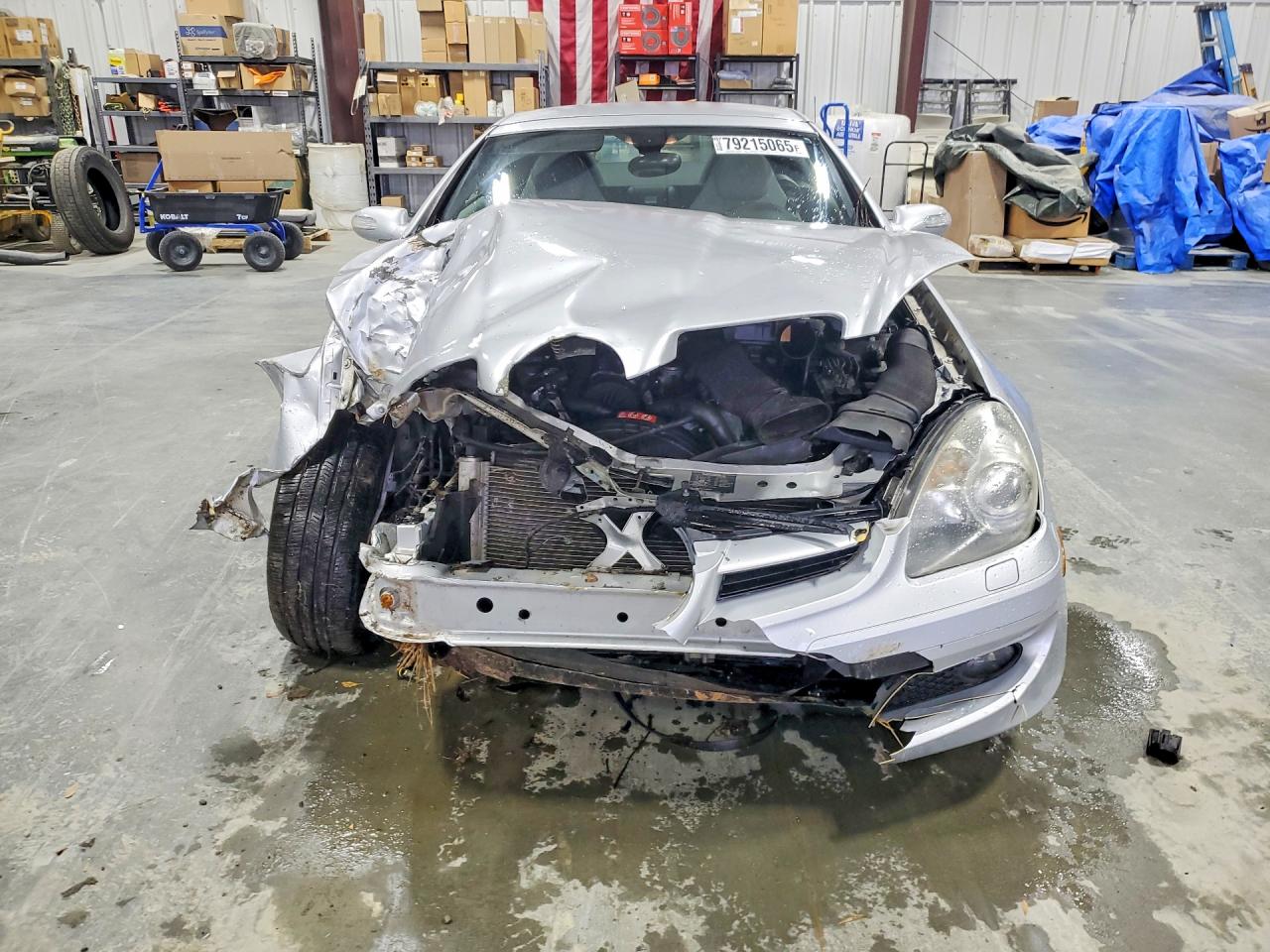 2007 Mercedes-benz Slk 280 Silver vin: WDBWK54F97F144247