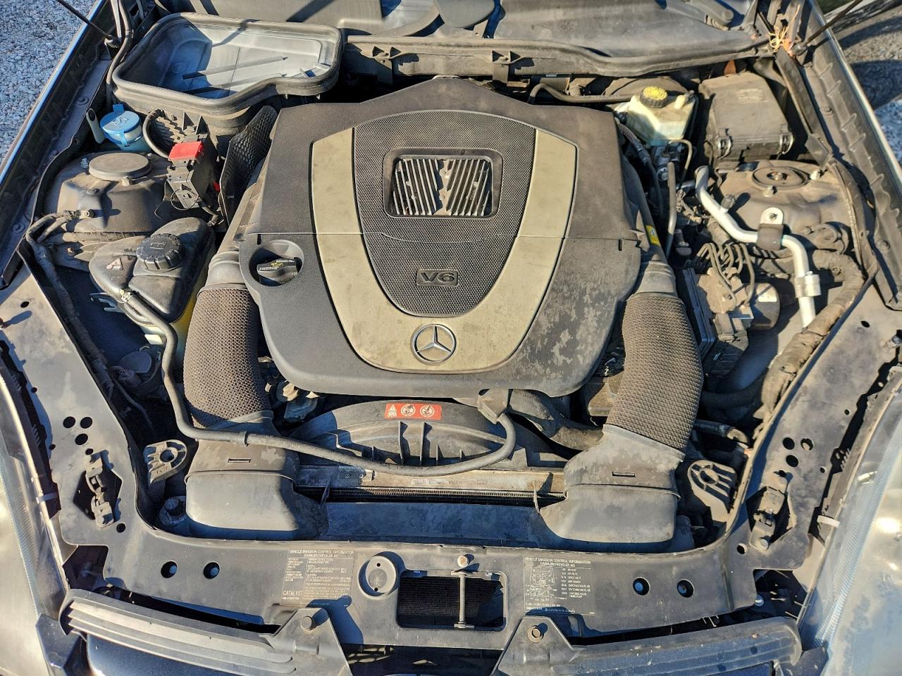 2007 Mercedes-benz Slk 280 Black vin: WDBWK54F97F154177