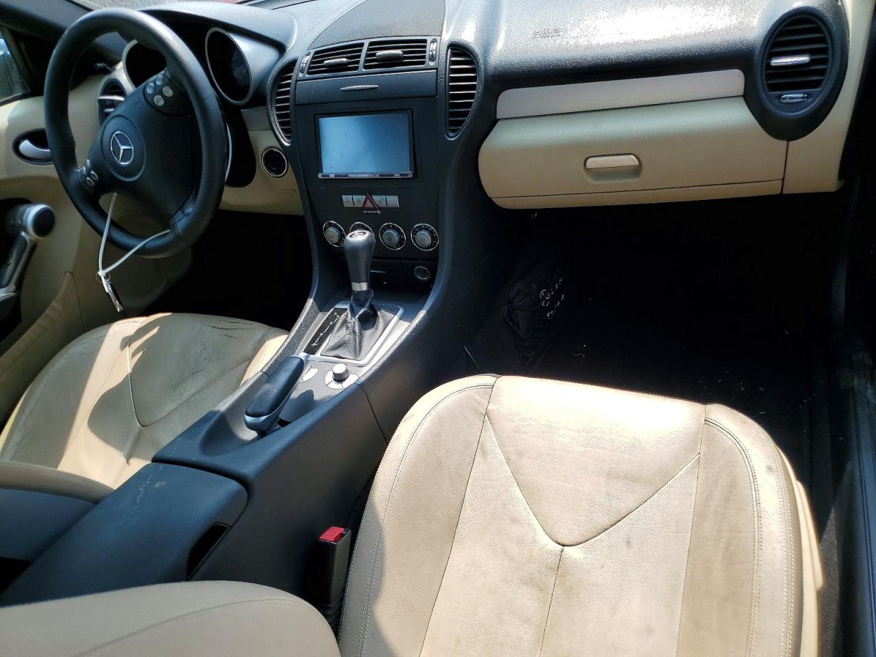2007 Mercedes-benz Slk 280 Blue vin: WDBWK54F97F160299